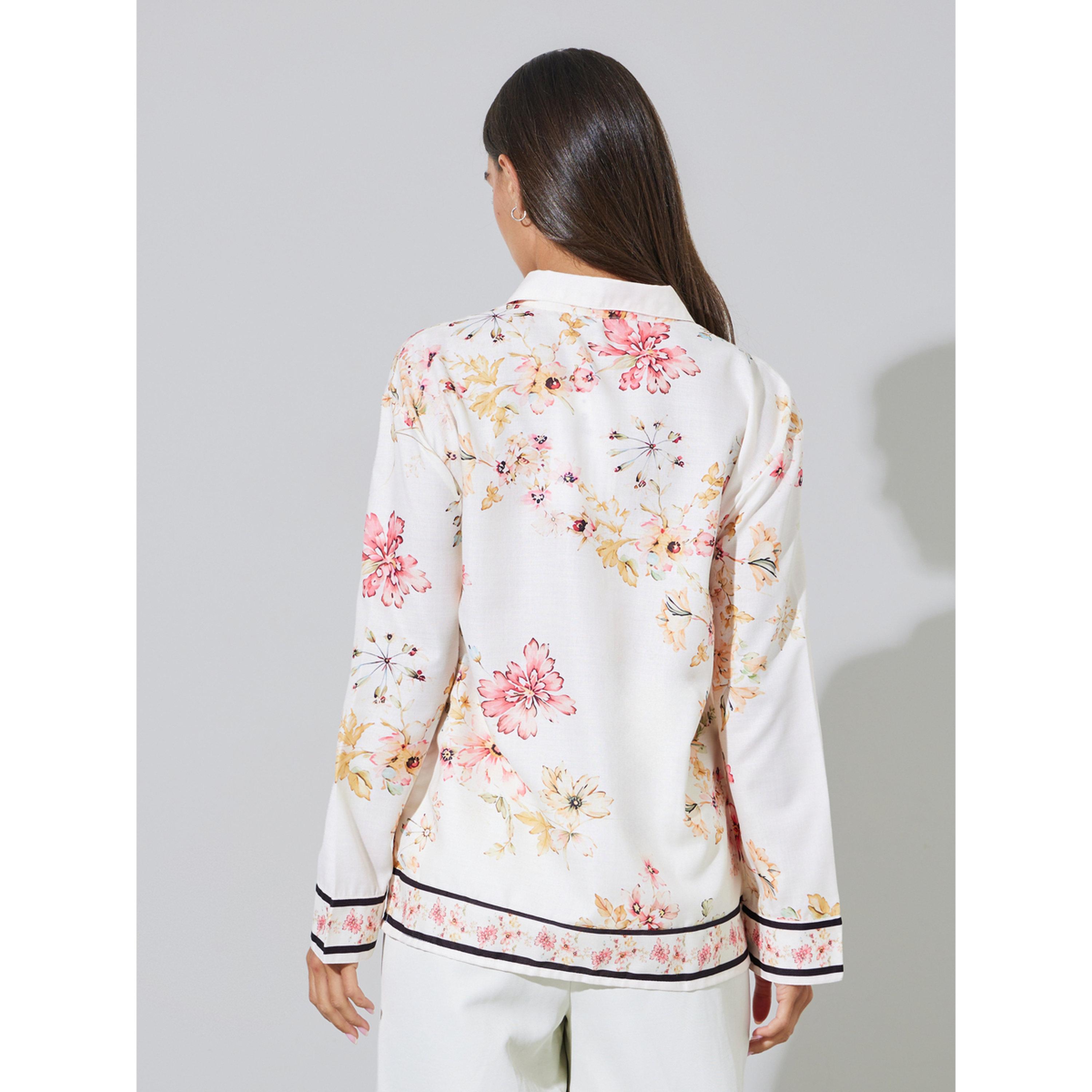 بلوزة واسعة بأكمام طويلة وطبعة زهور باللون السكري-women-clothing-shirtsandblouses-shirts-image-4