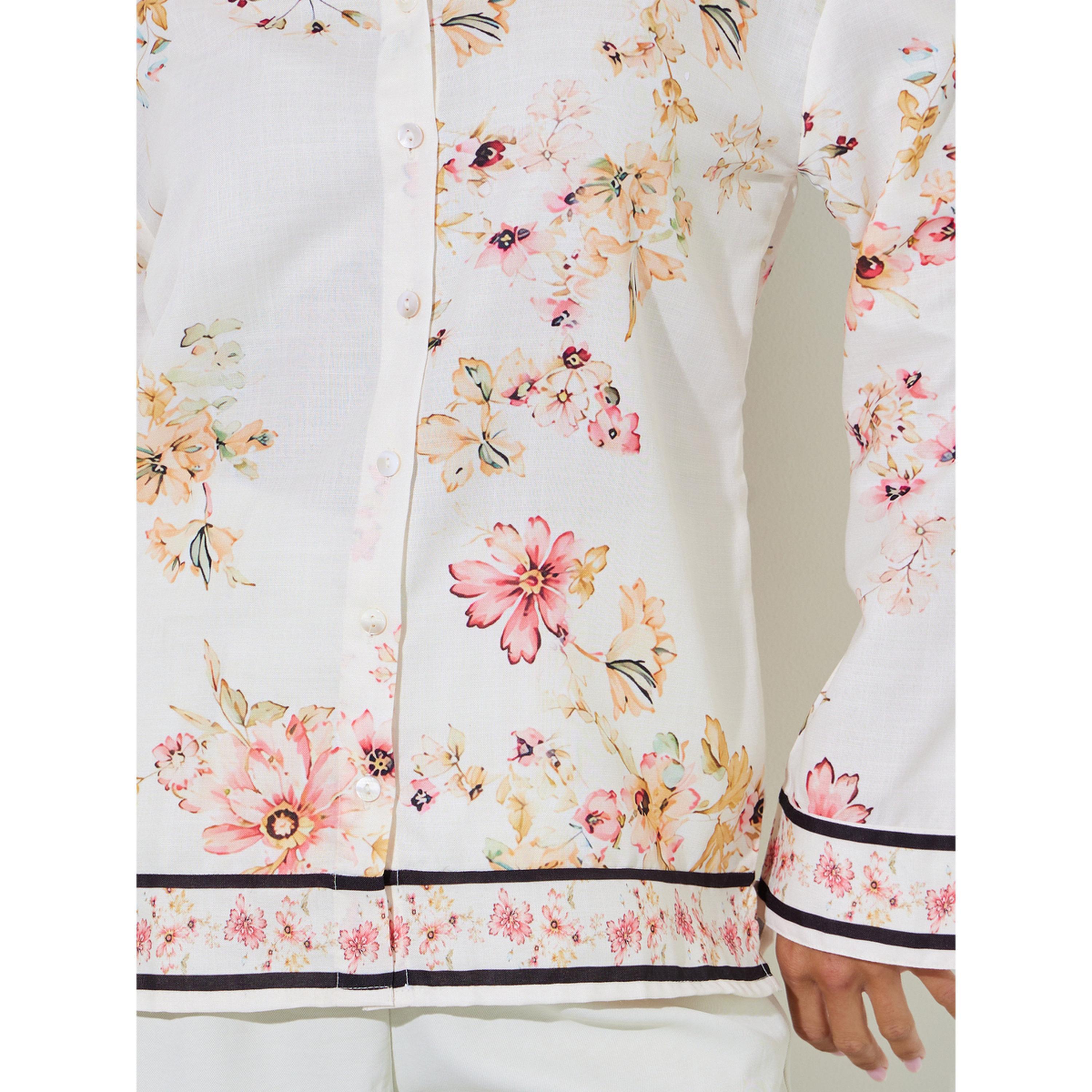 بلوزة واسعة بأكمام طويلة وطبعة زهور باللون السكري-women-clothing-shirtsandblouses-shirts-image-5