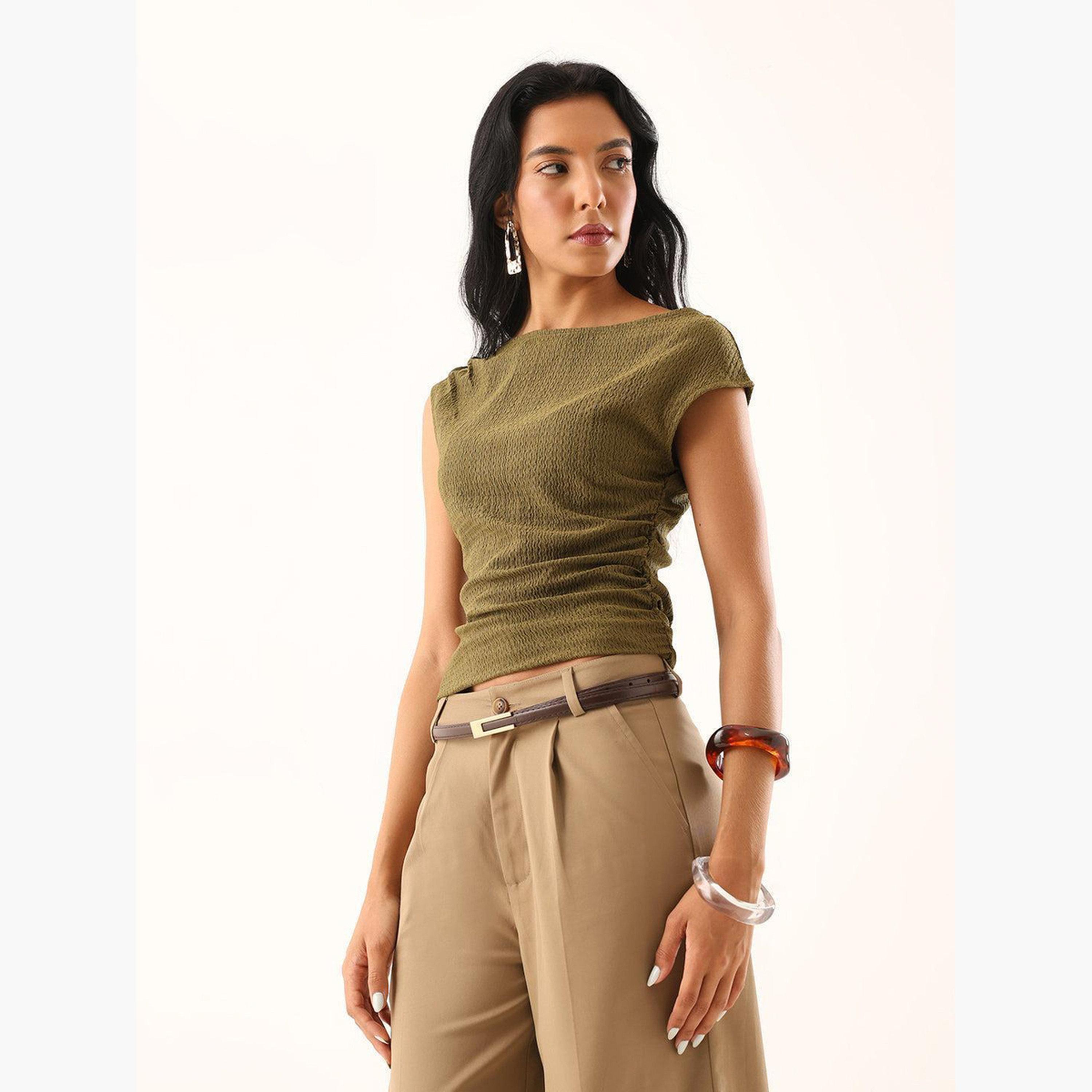 بلوزة بقصة سليم فت وتفاصيل بارزة الملمس-women-clothing-shirtsandblouses-blouses-image-3