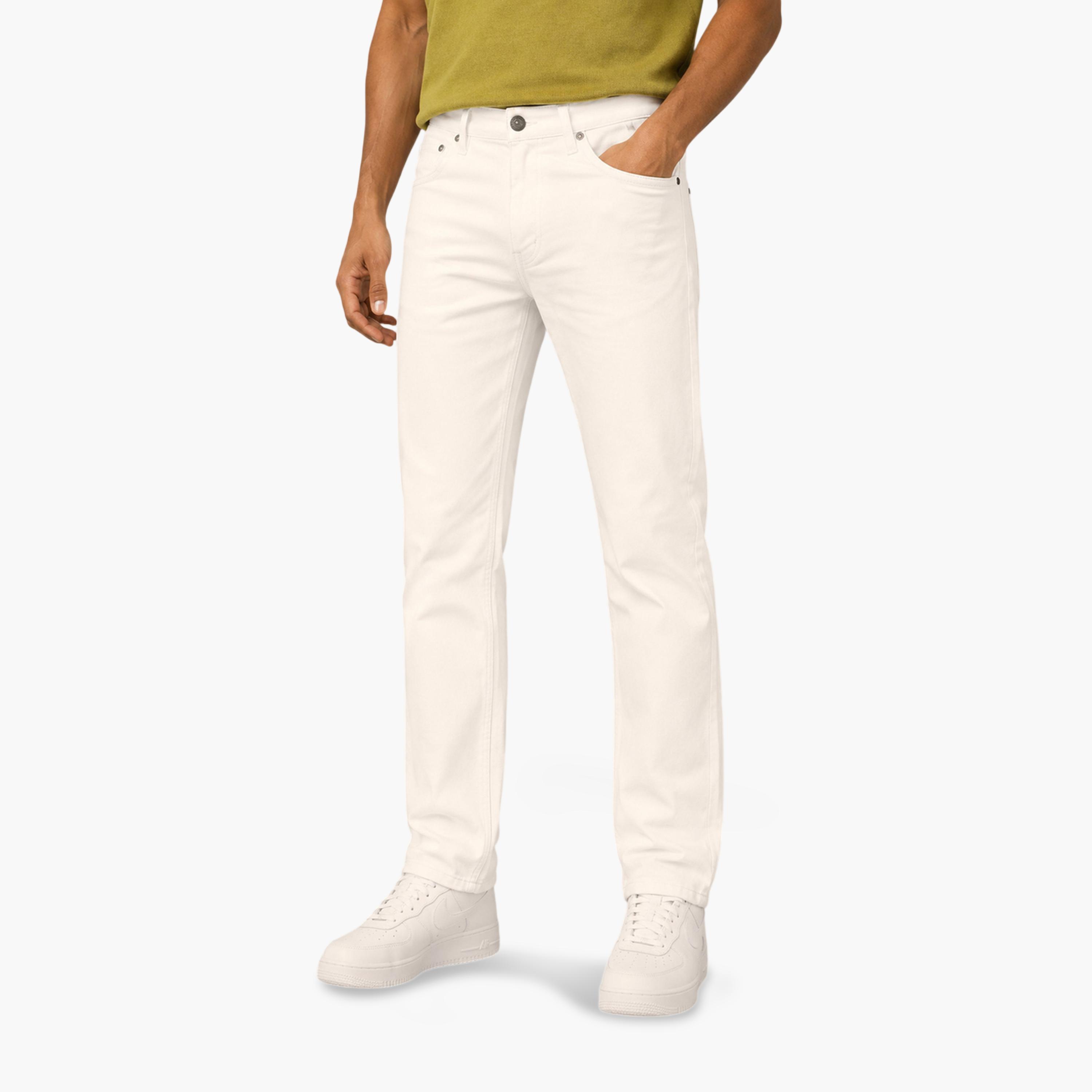 جينز بقصة عادية وخصر متوسط للرجال-men-clothing-bottoms-jeans-image-1