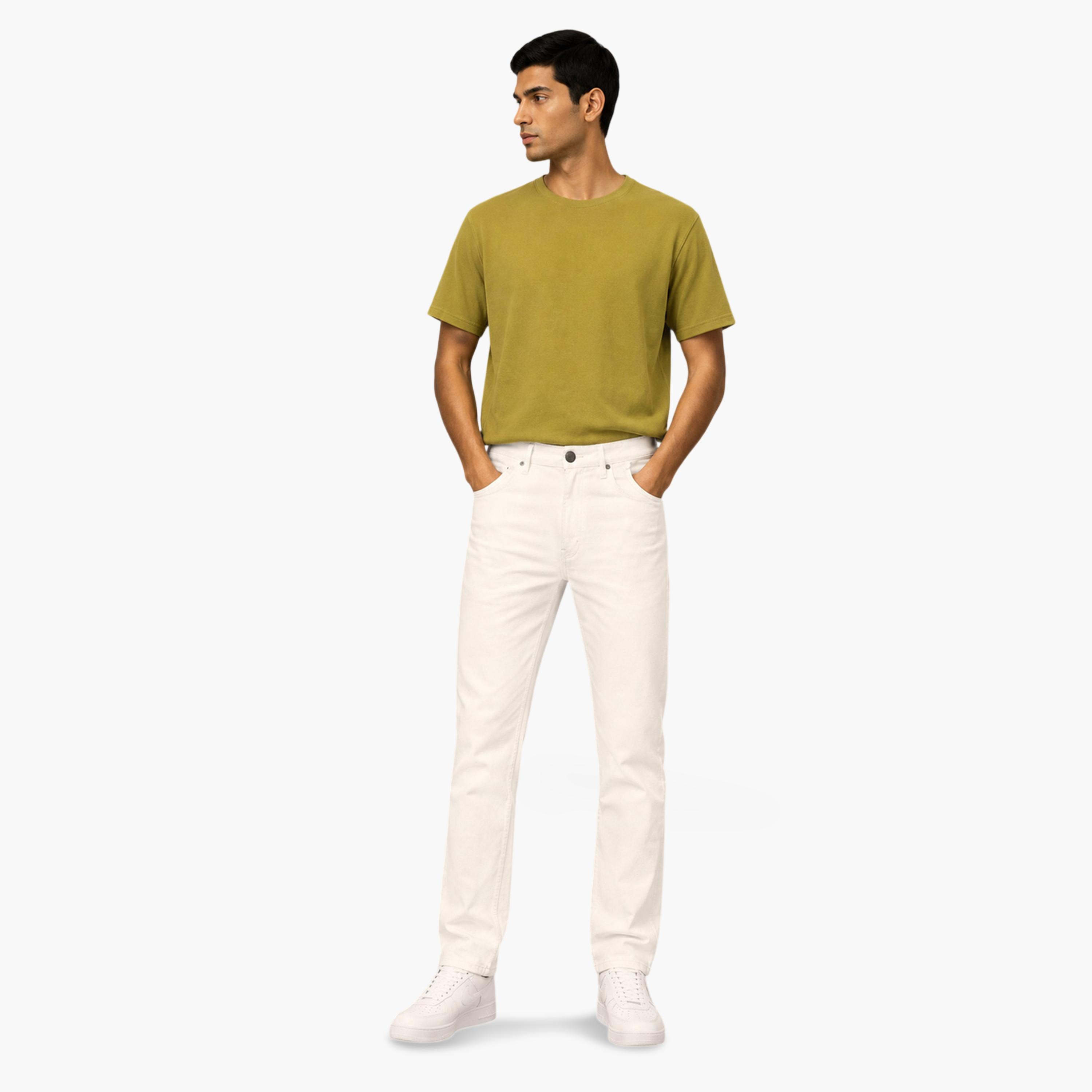 جينز بقصة عادية وخصر متوسط للرجال-men-clothing-bottoms-jeans-image-2