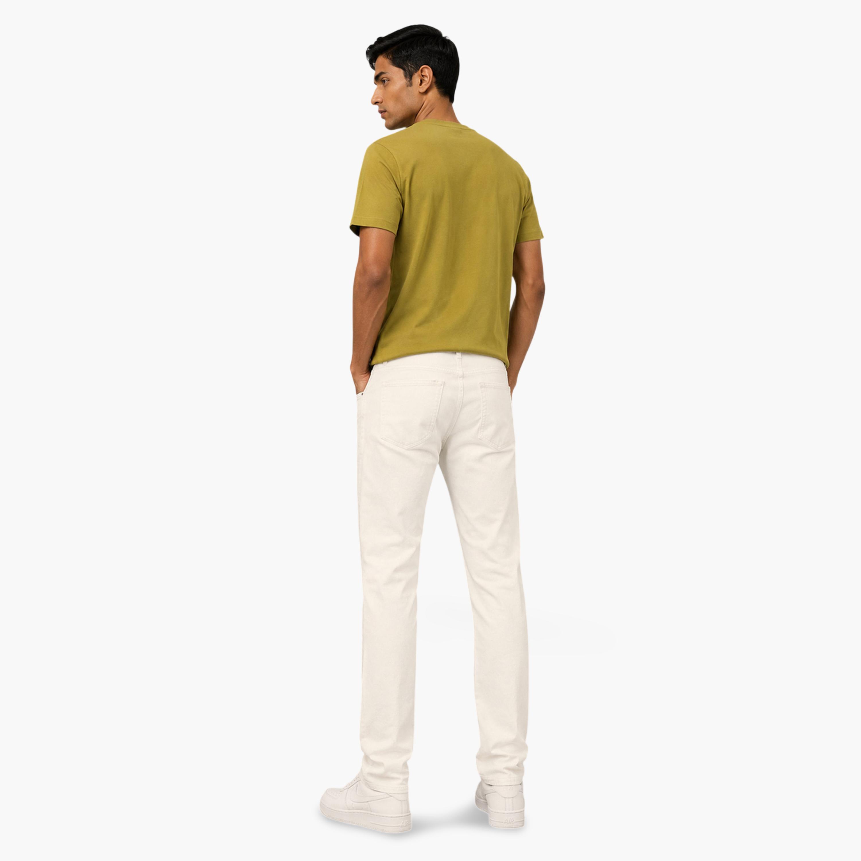 جينز بقصة عادية وخصر متوسط للرجال-men-clothing-bottoms-jeans-image-5
