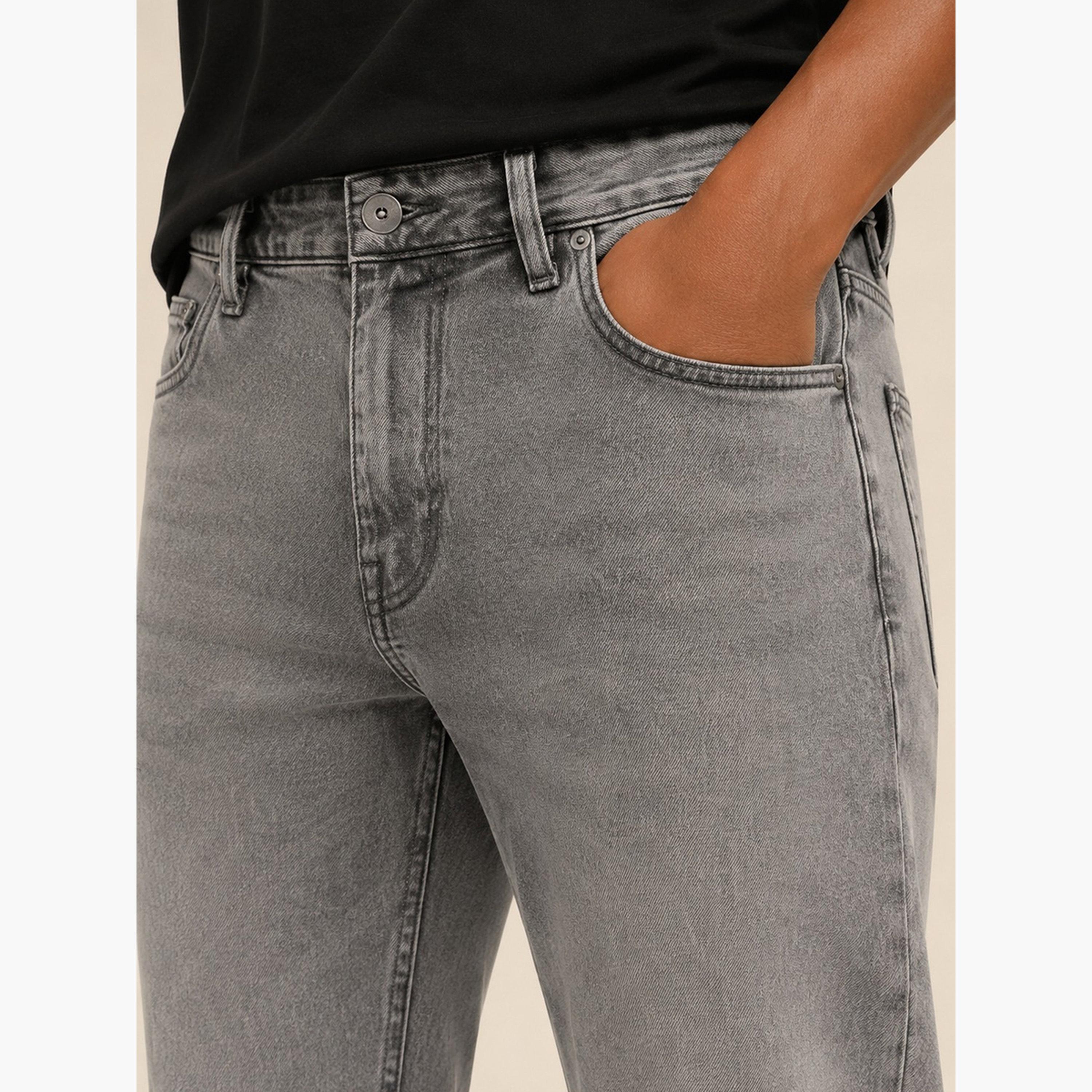 جينز بقصة عادية وخصر متوسط للرجال-men-clothing-bottoms-jeans-image-3
