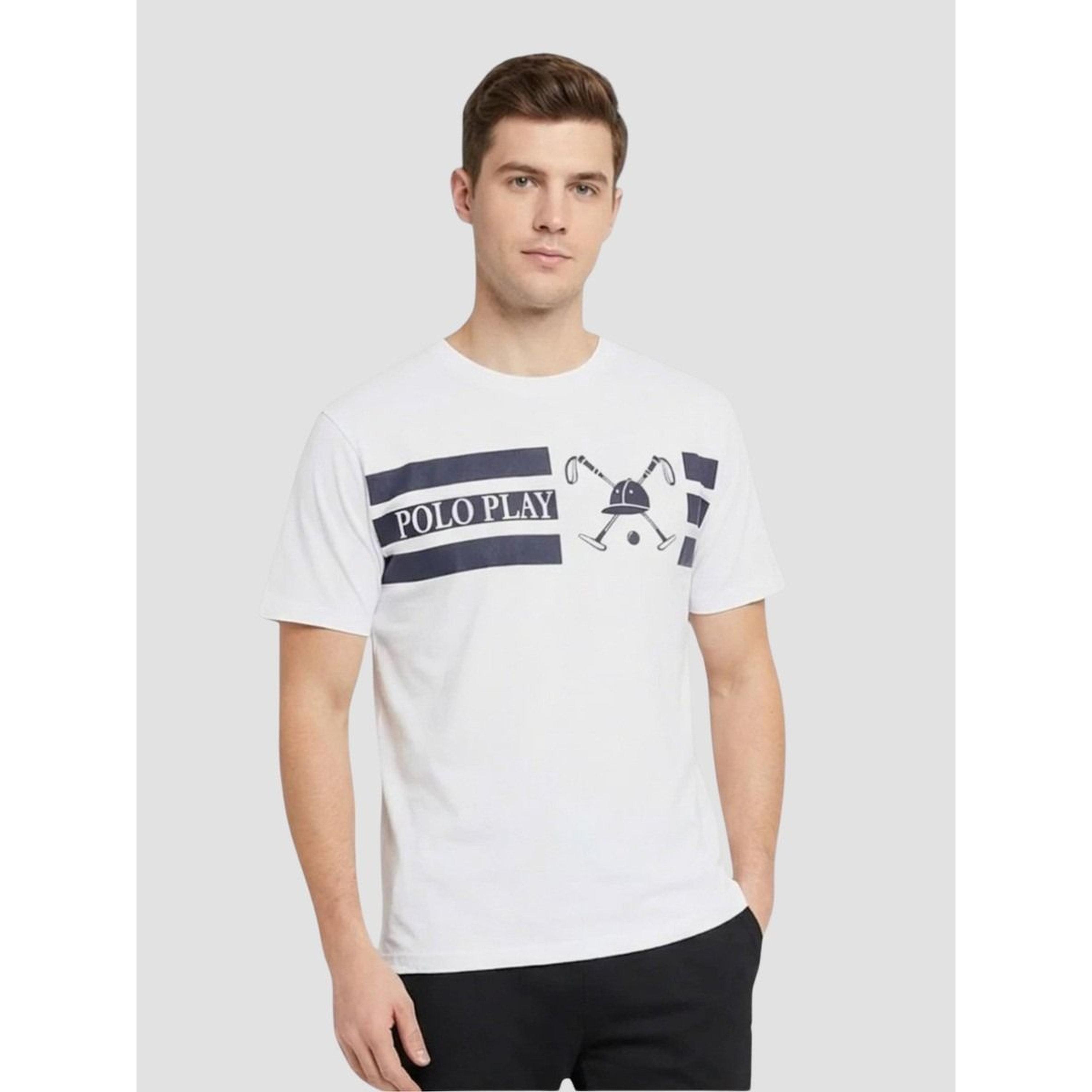 تيشيرت بياقة دائرية وشعار جرافيك للرجال-men-clothing-tshirtsandpolos-tshirts-image-1