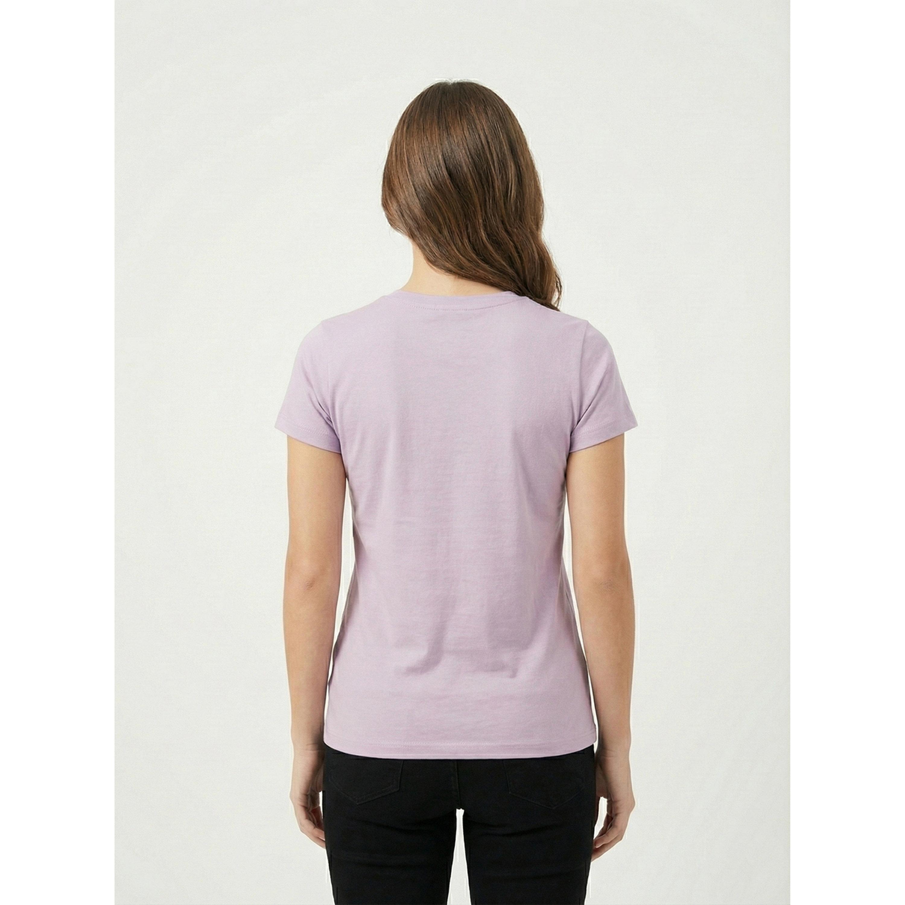 تيشيرت بياقة دائرية وشعار جرافيك-women-clothing-tshirts-image-3