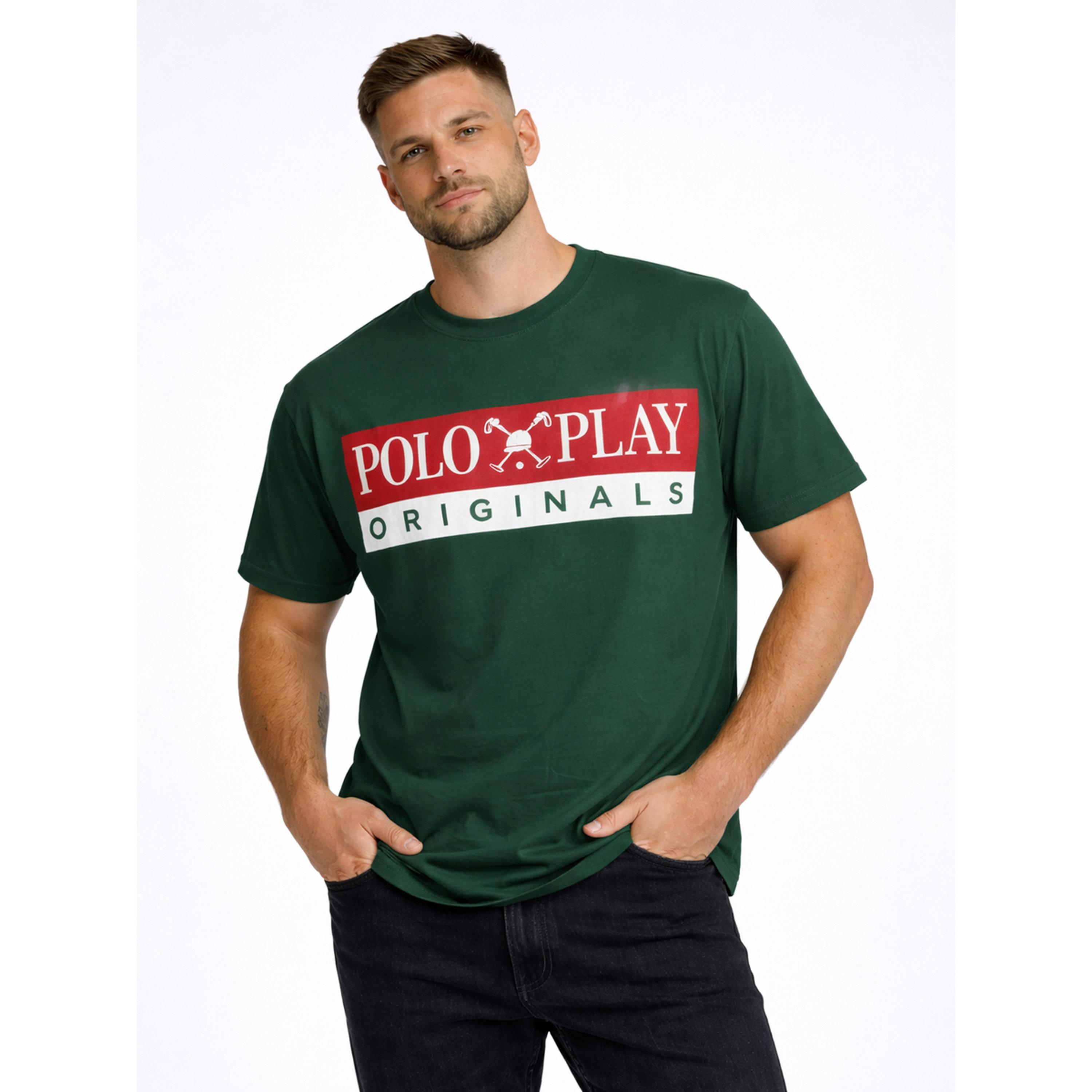 تيشيرت بأكمام قصيرة وشعار جرافيك للرجال-men-clothing-tshirtsandpolos-tshirts-image-1