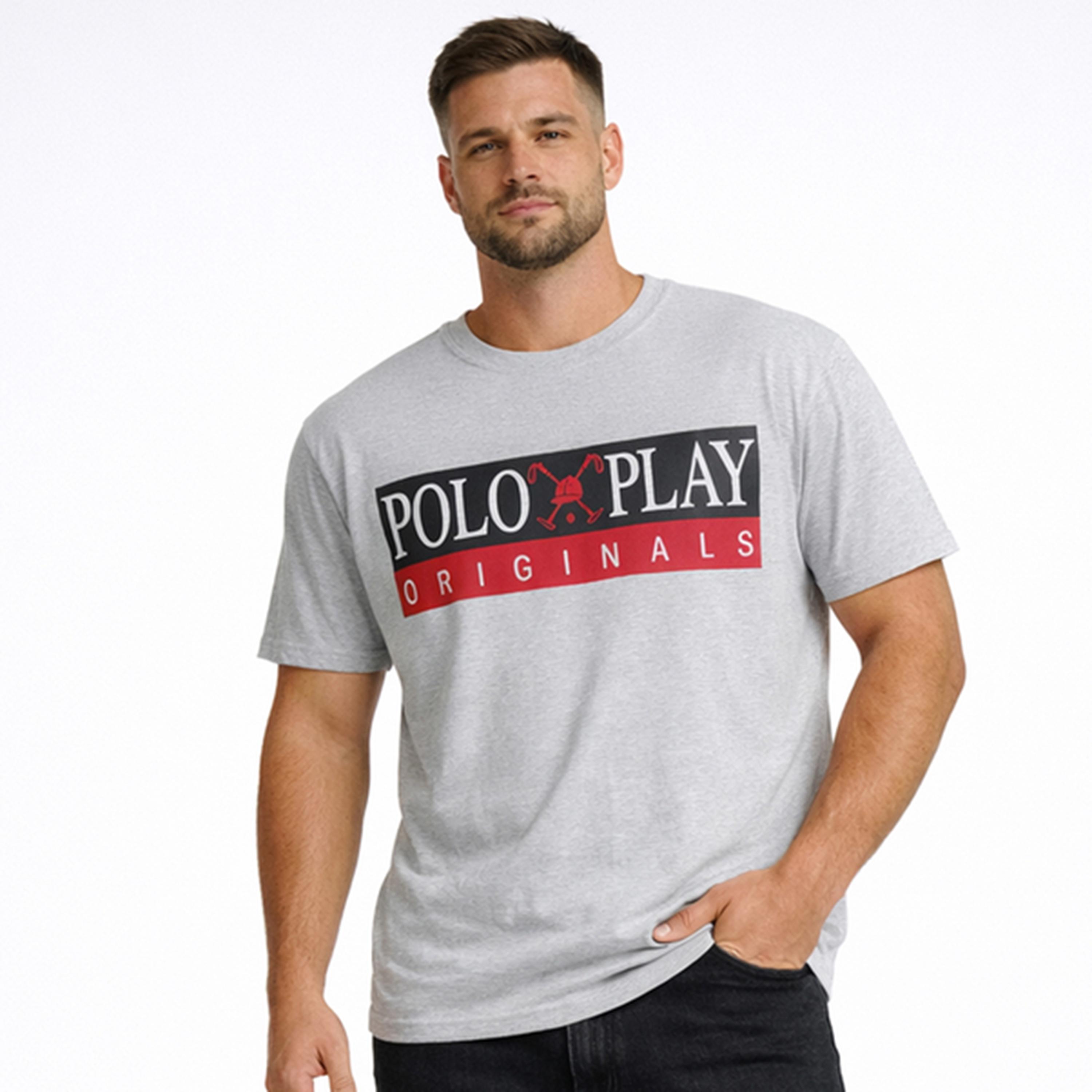 تيشيرت بياقة دائرية وشعار جرافيك للرجال-men-clothing-tshirtsandpolos-tshirts-image-1