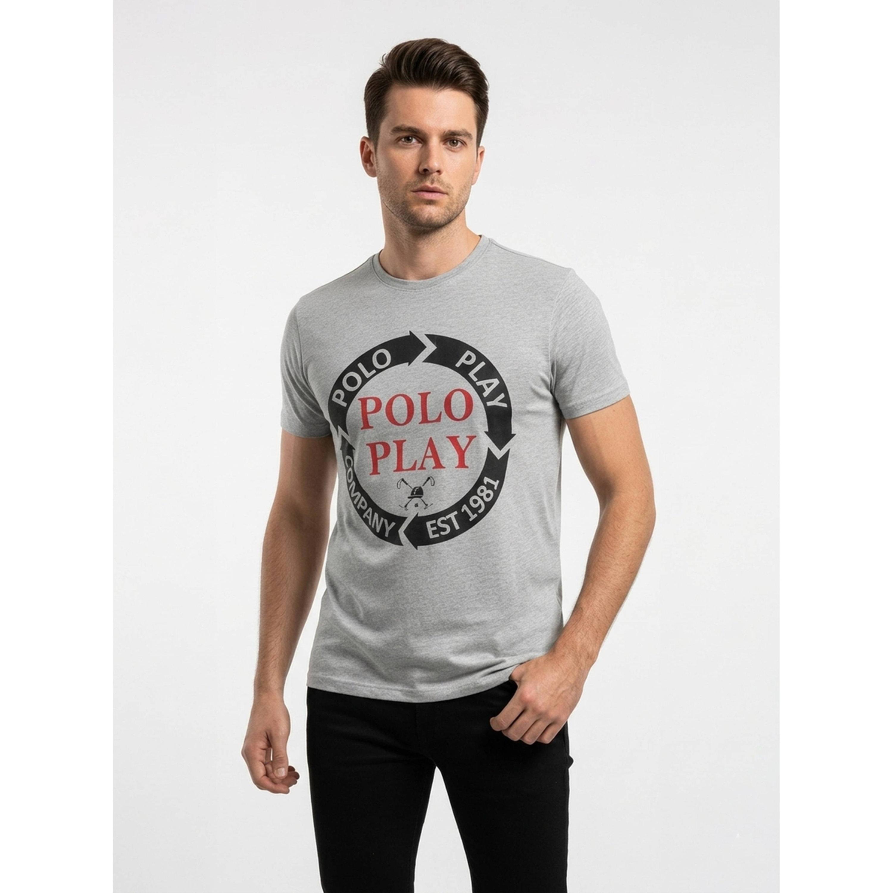 تيشيرت بياقة دائرية وشعار جرافيك للرجال-men-clothing-tshirtsandpolos-tshirts-image-1