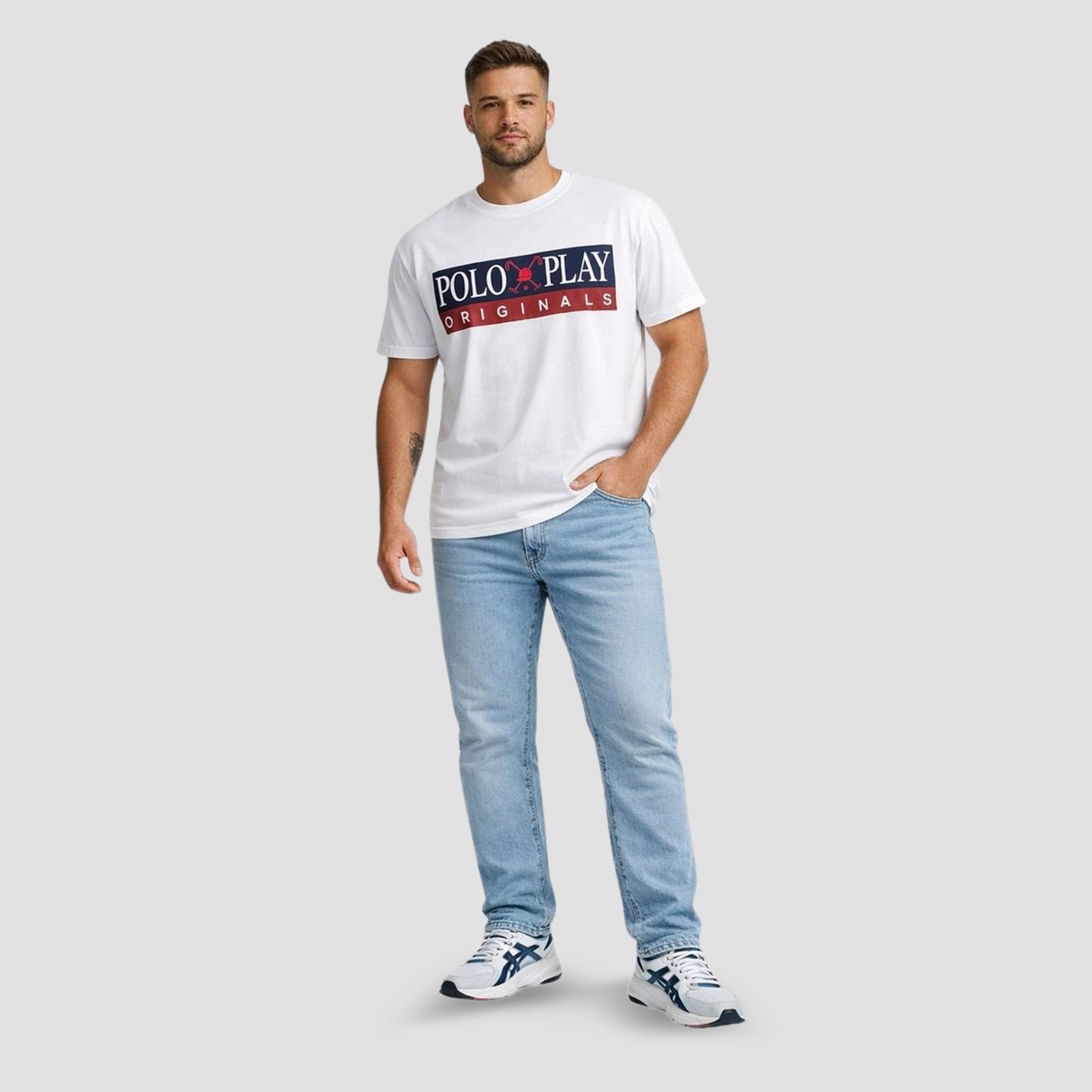 تيشيرت بياقة دائرية وشعار جرافيك للرجال-men-clothing-tshirtsandpolos-tshirts-image-2