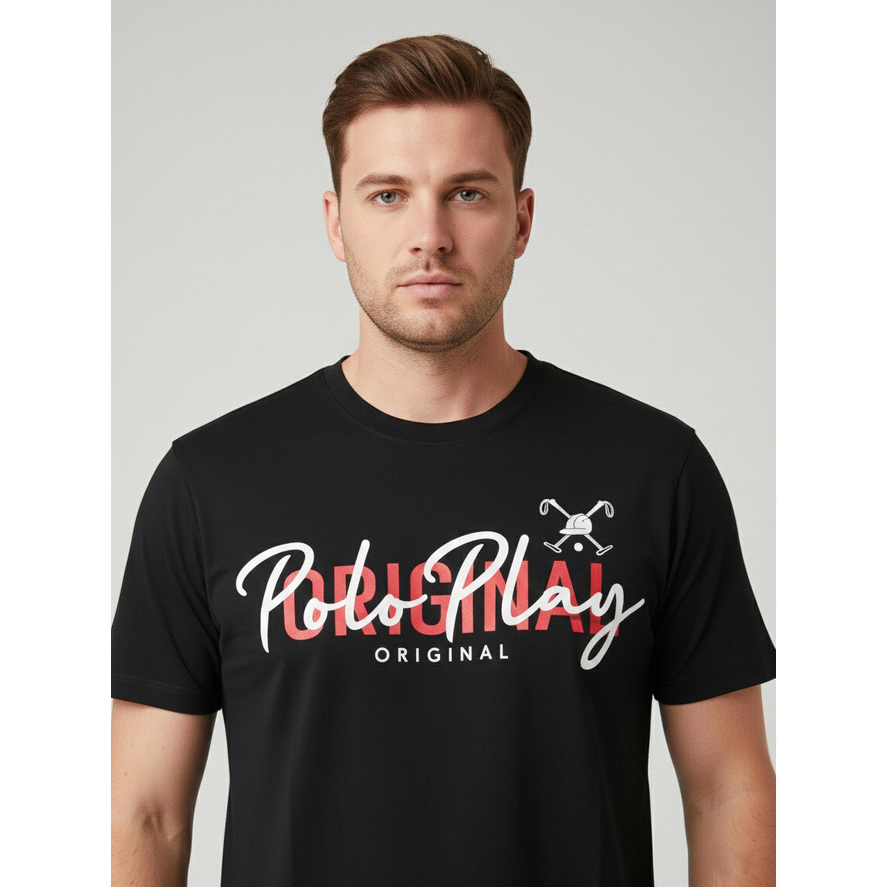 تيشيرت بياقة دائرية وشعار جرافيك للرجال-men-clothing-tshirtsandpolos-tshirts-image-3