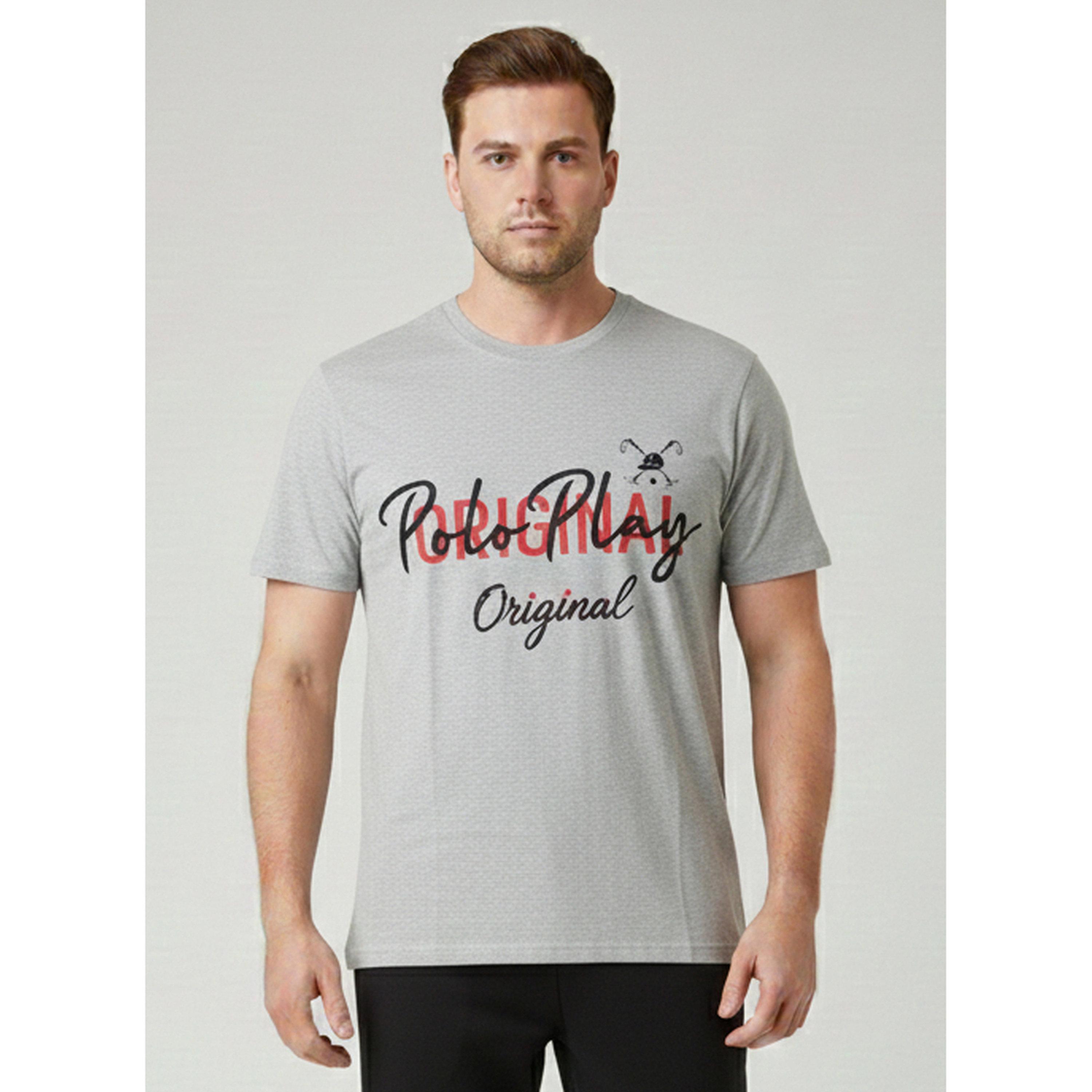 تيشيرت بياقة دائرية وشعار جرافيك للرجال-men-clothing-tshirtsandpolos-tshirts-image-1