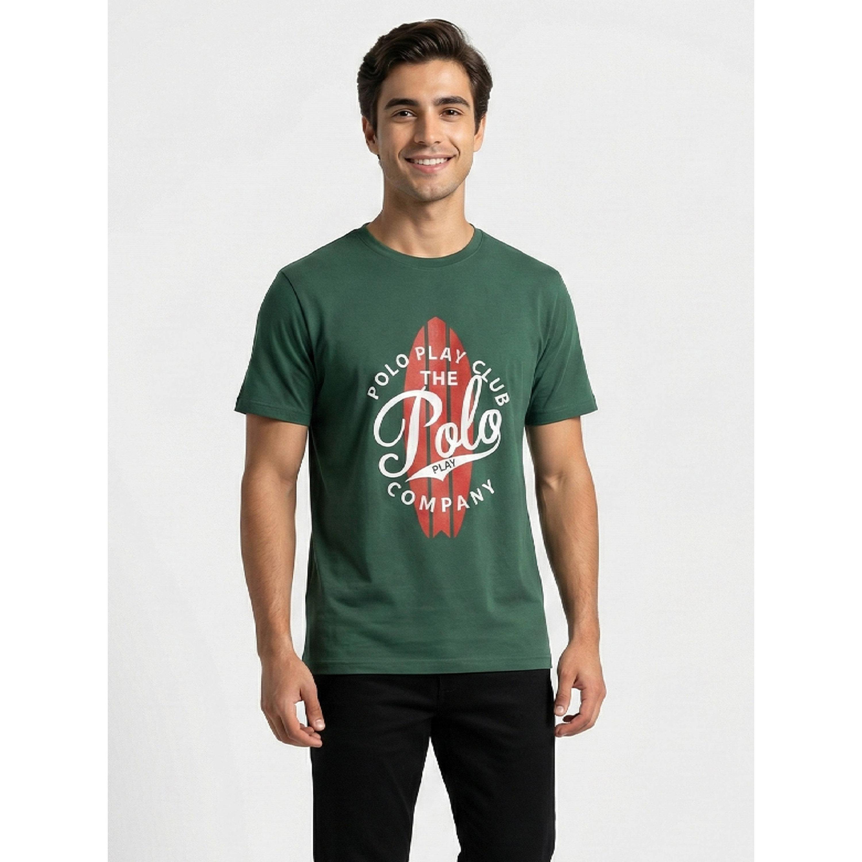 تيشيرت بأكمام قصيرة وشعار جرافيك للرجال-men-clothing-tshirtsandpolos-tshirts-image-1