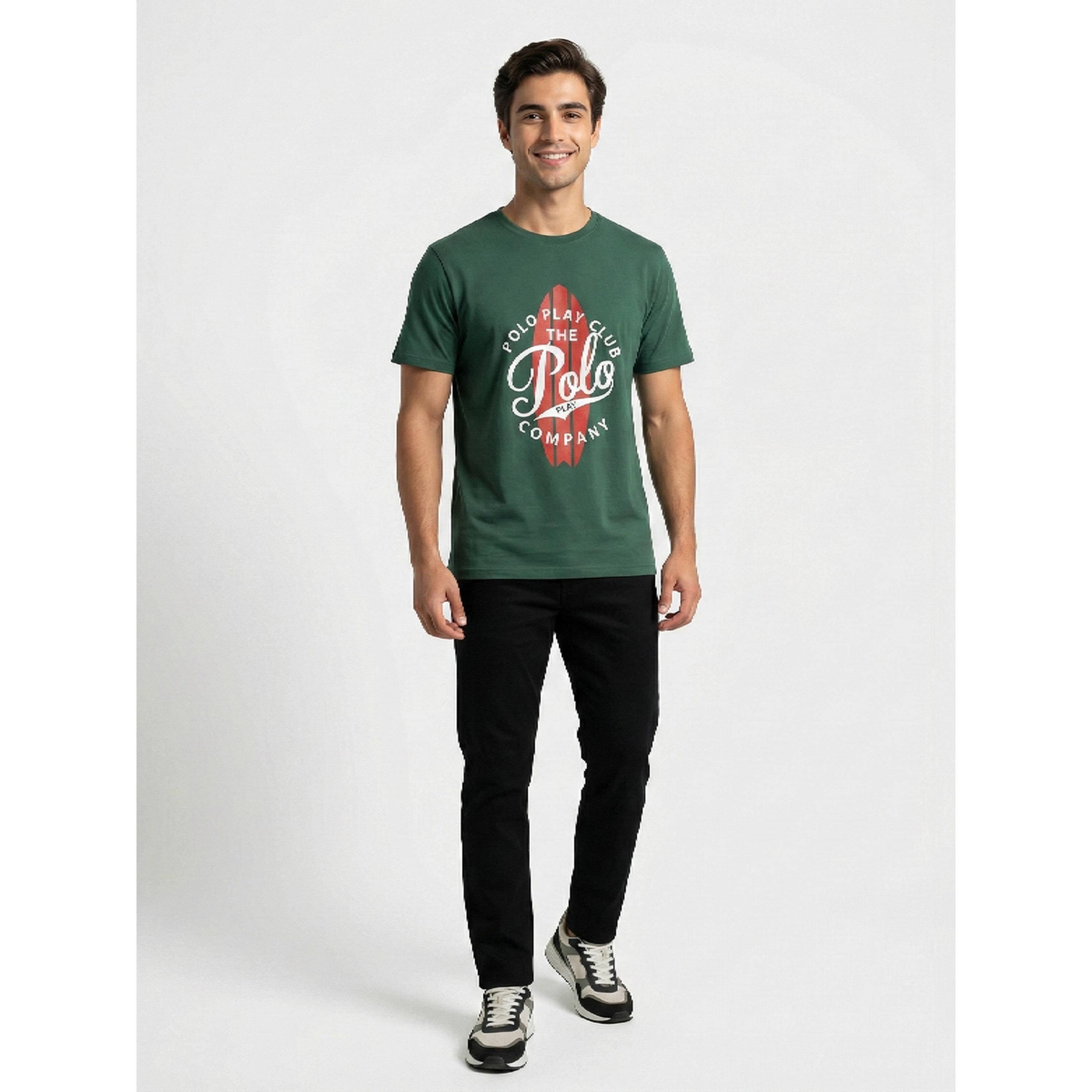 تيشيرت بأكمام قصيرة وشعار جرافيك للرجال-men-clothing-tshirtsandpolos-tshirts-image-2