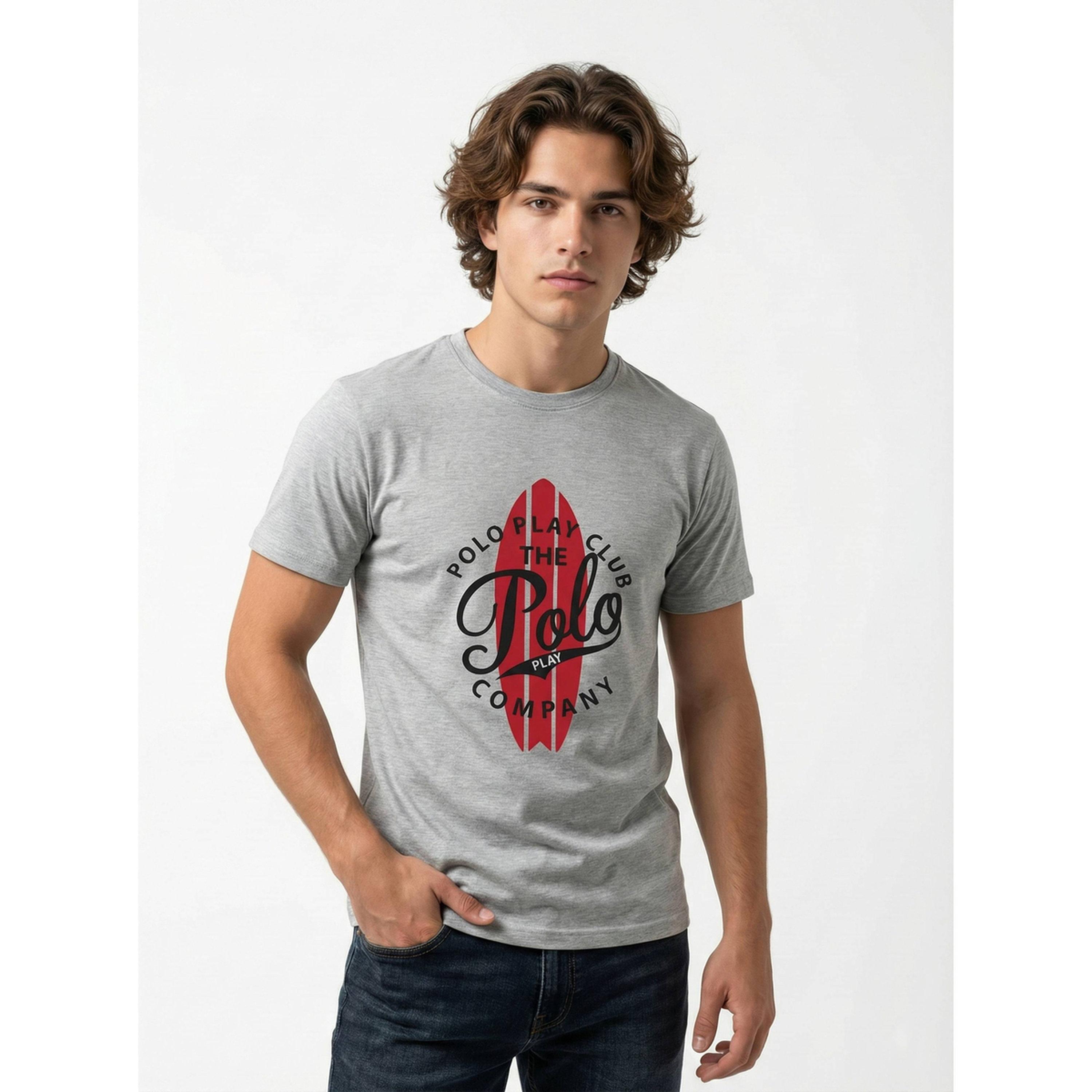 تيشيرت بياقة دائرية وشعار جرافيك للرجال-men-clothing-tshirtsandpolos-tshirts-image-1