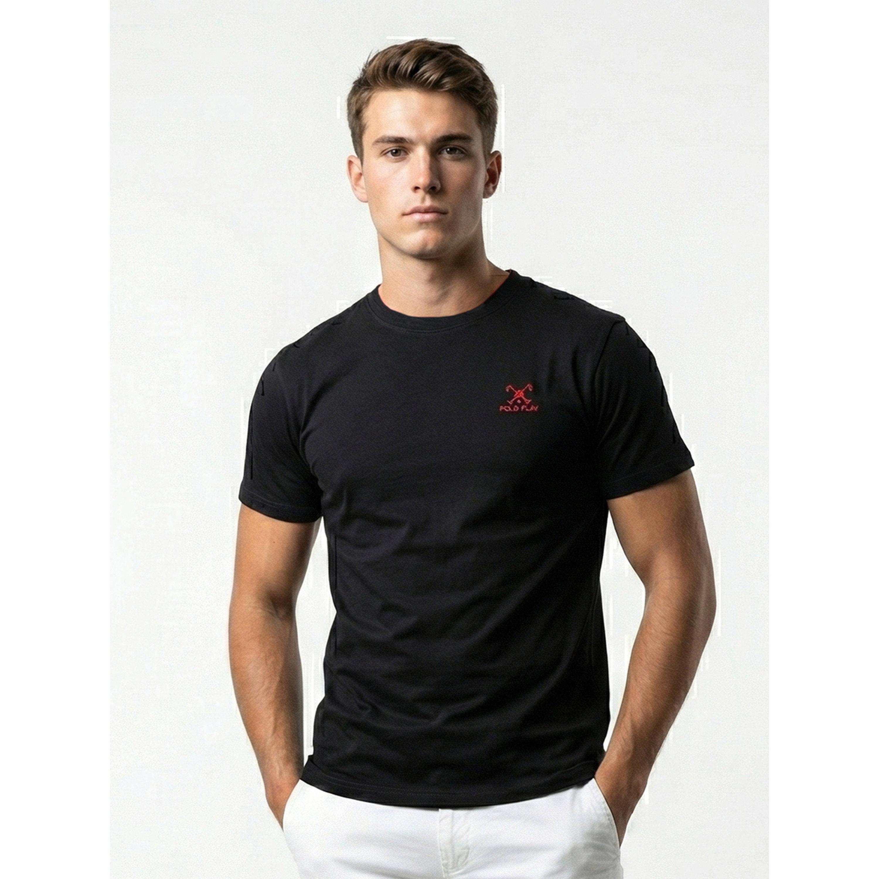 تيشيرت قطن بياقة دائرية للرجال-men-clothing-tshirtsandpolos-tshirts-image-1
