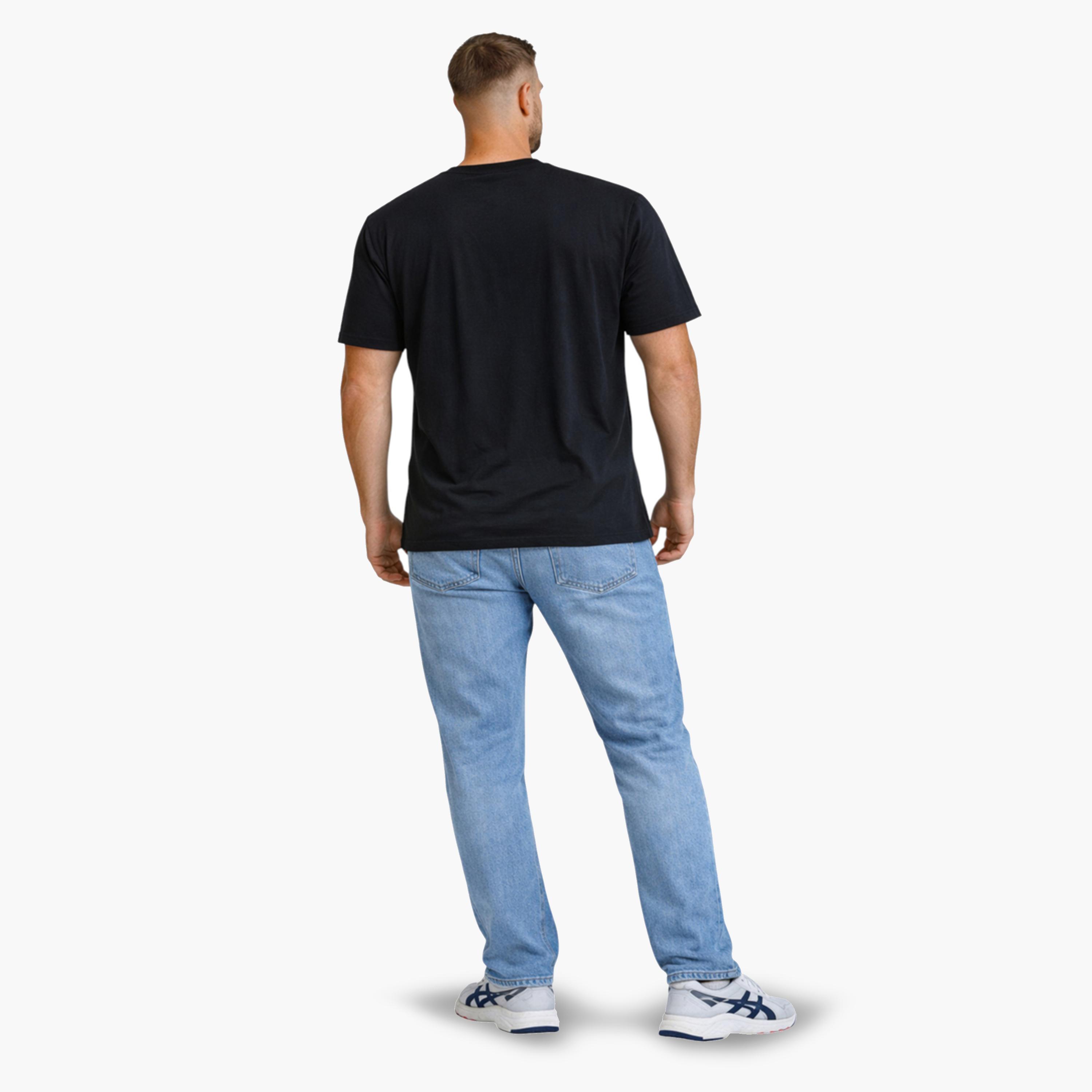 تيشيرت بياقة دائرية وشعار جرافيك للرجال-men-clothing-tshirtsandpolos-tshirts-image-3