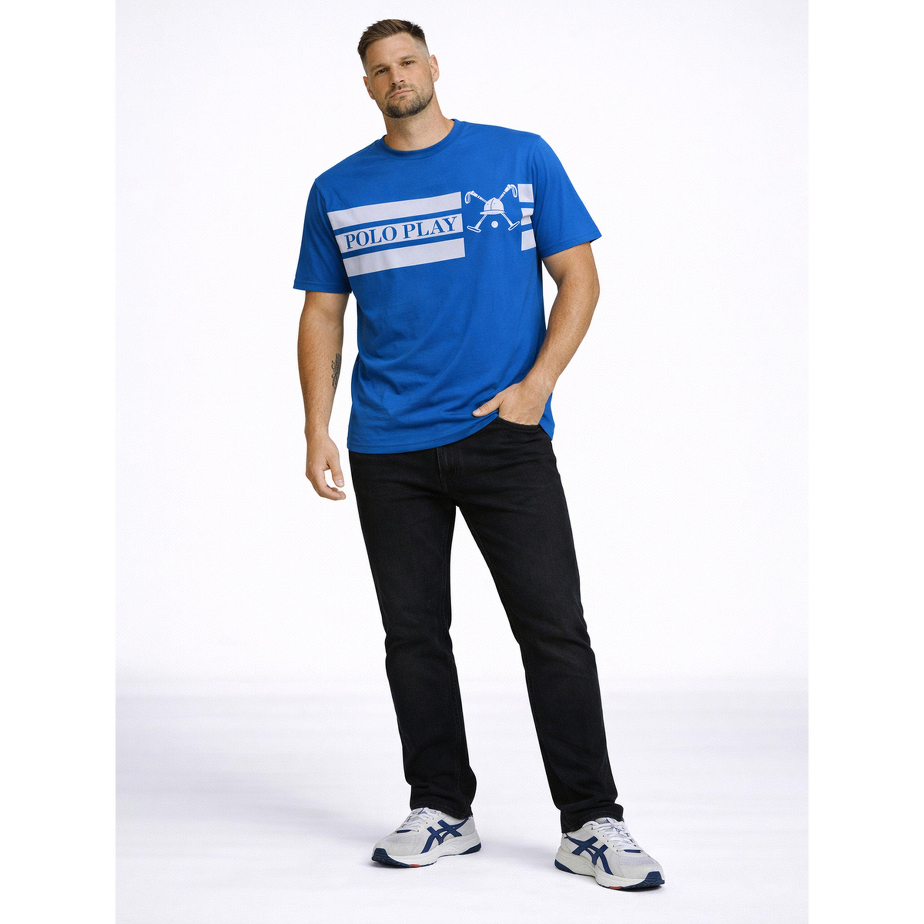 تيشيرت بياقة دائرية وشعار جرافيك للرجال-men-clothing-tshirtsandpolos-tshirts-image-2