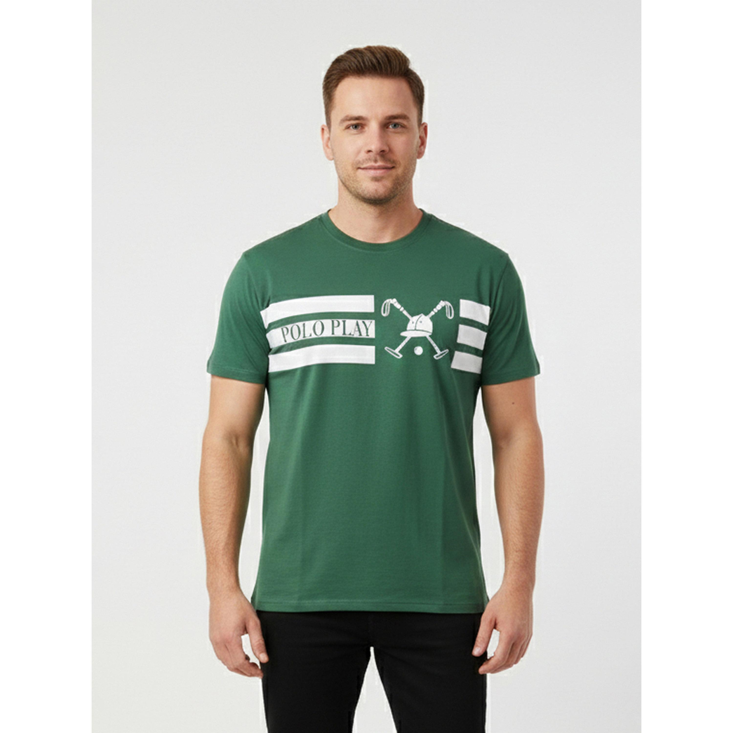 تيشيرت بأكمام قصيرة وشعار جرافيك للرجال-men-clothing-tshirtsandpolos-tshirts-image-1