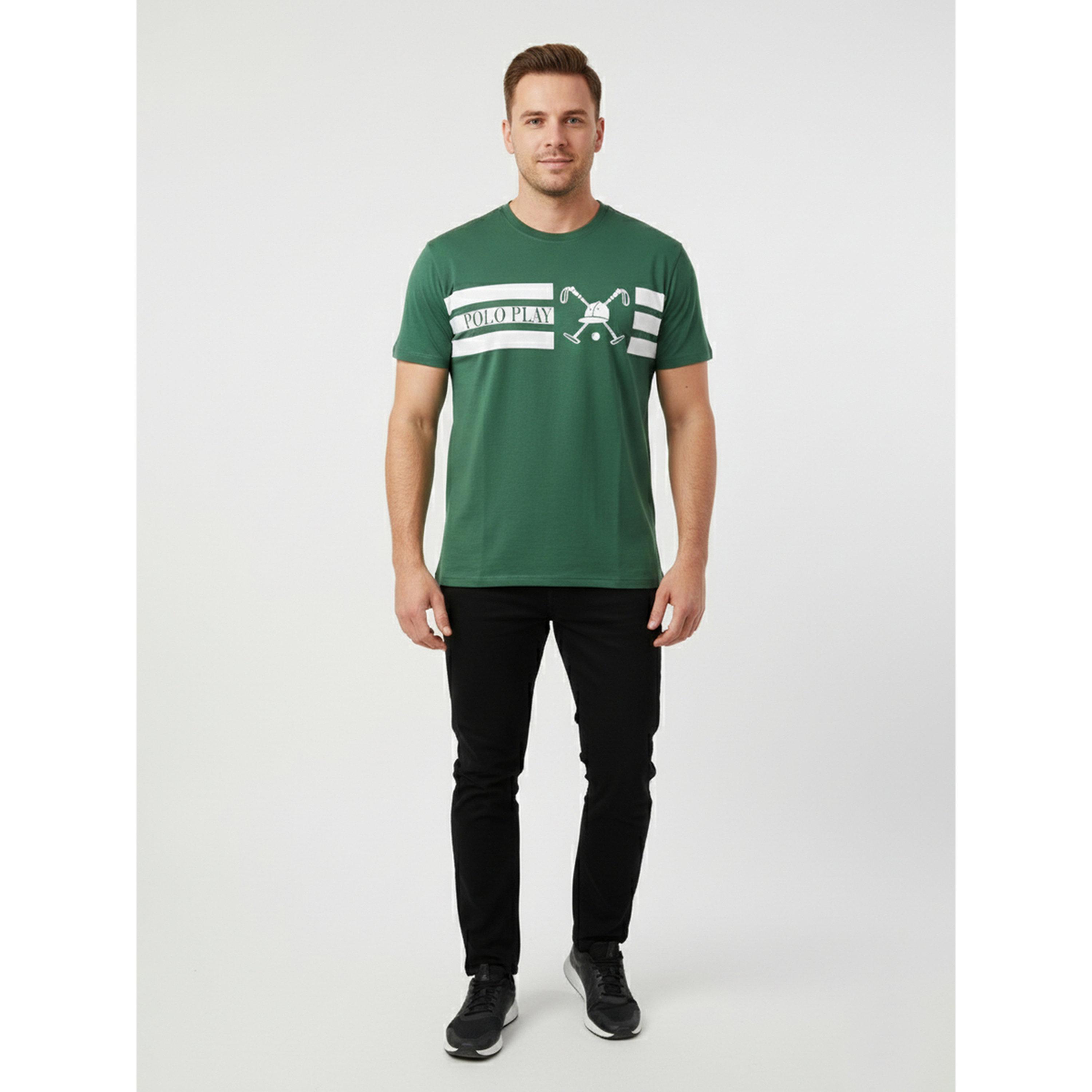 تيشيرت بأكمام قصيرة وشعار جرافيك للرجال-men-clothing-tshirtsandpolos-tshirts-image-2