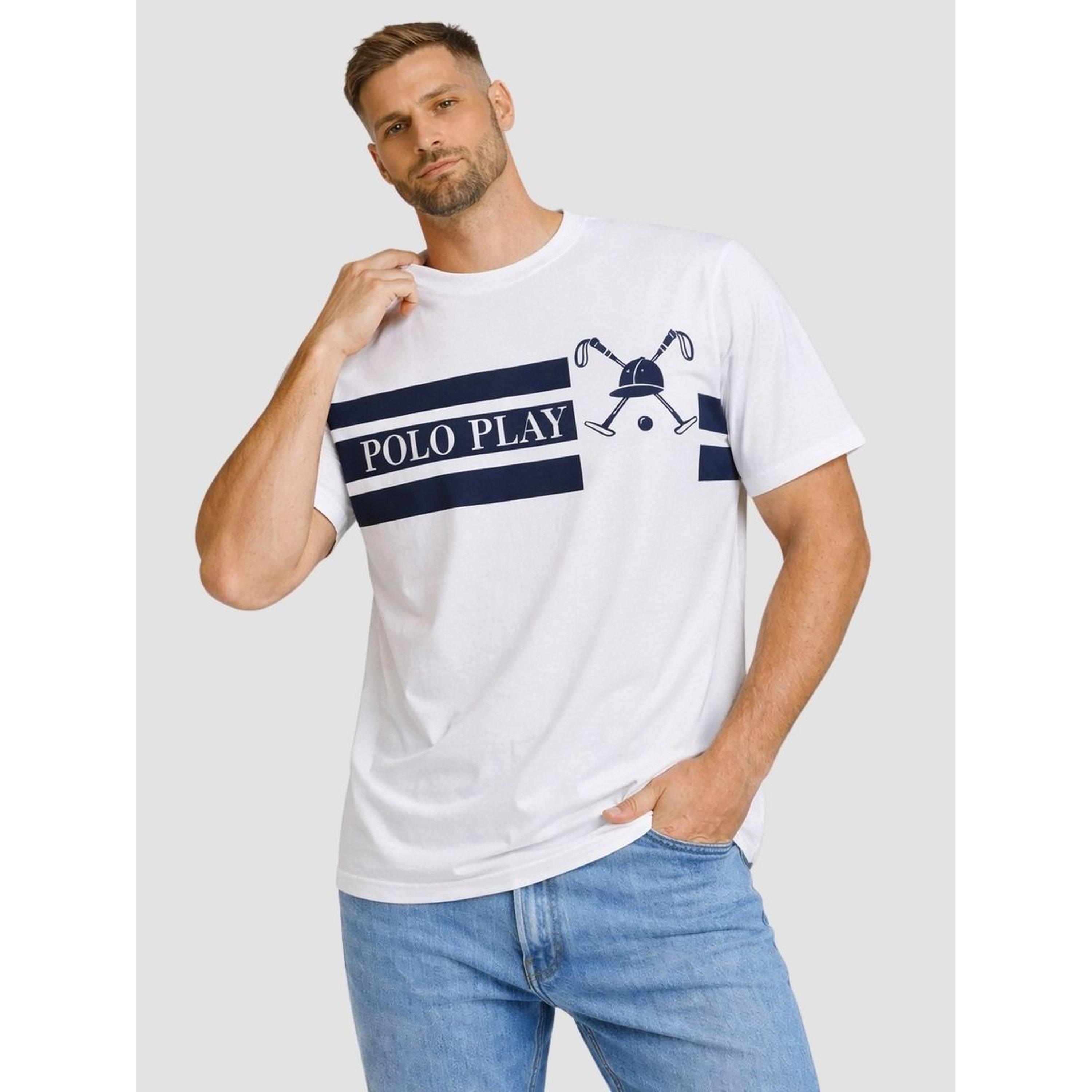 تيشيرت بياقة دائرية وشعار جرافيك للرجال-men-clothing-tshirtsandpolos-tshirts-image-1