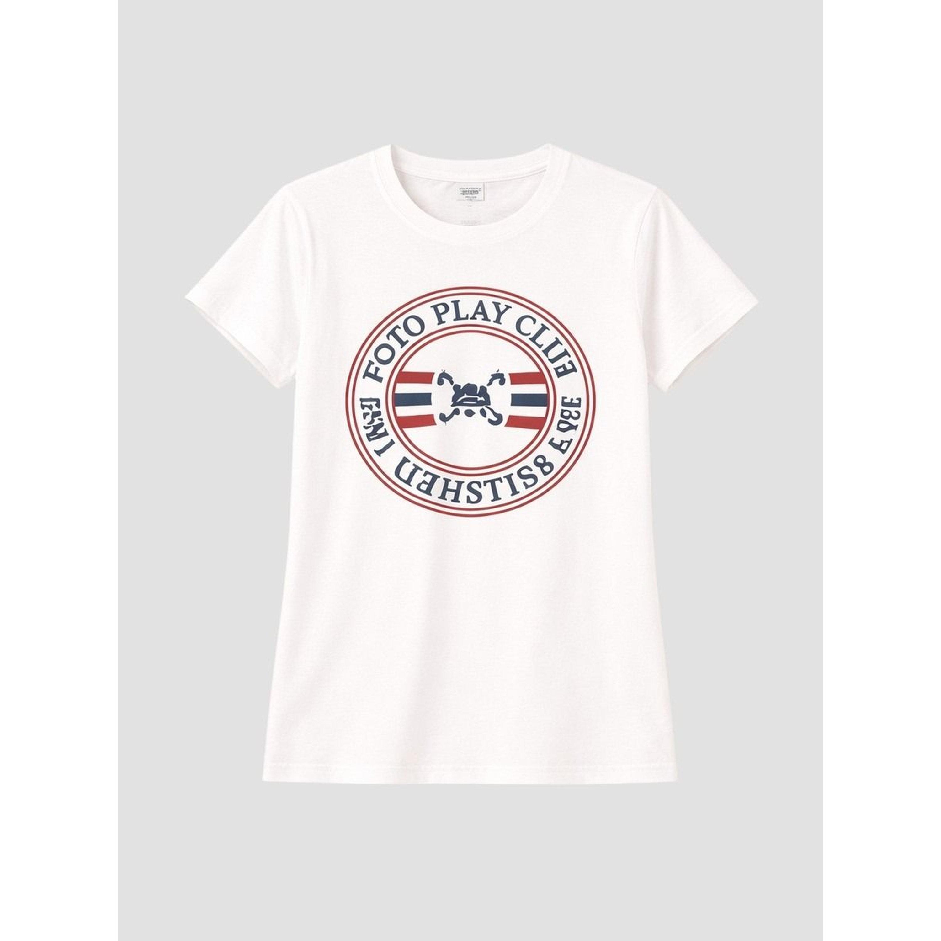 تيشيرت بأكمام قصيرة وطبعة شعار-women-clothing-tshirts-image-4