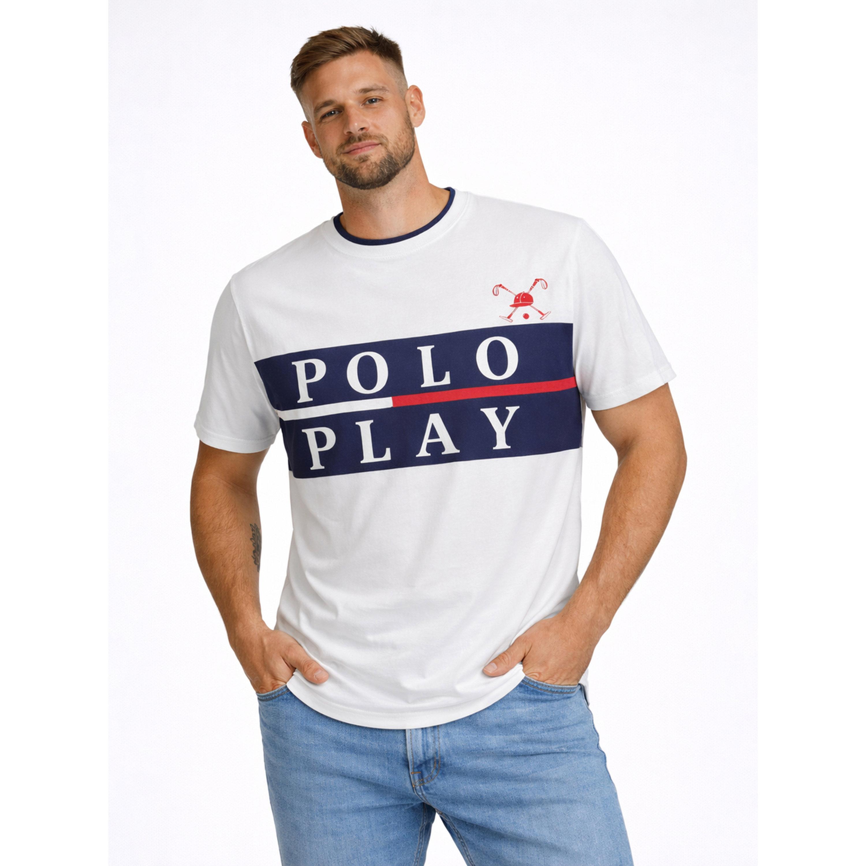 تيشيرت بياقة دائرية وشعار جرافيك للرجال-men-clothing-tshirtsandpolos-tshirts-image-2