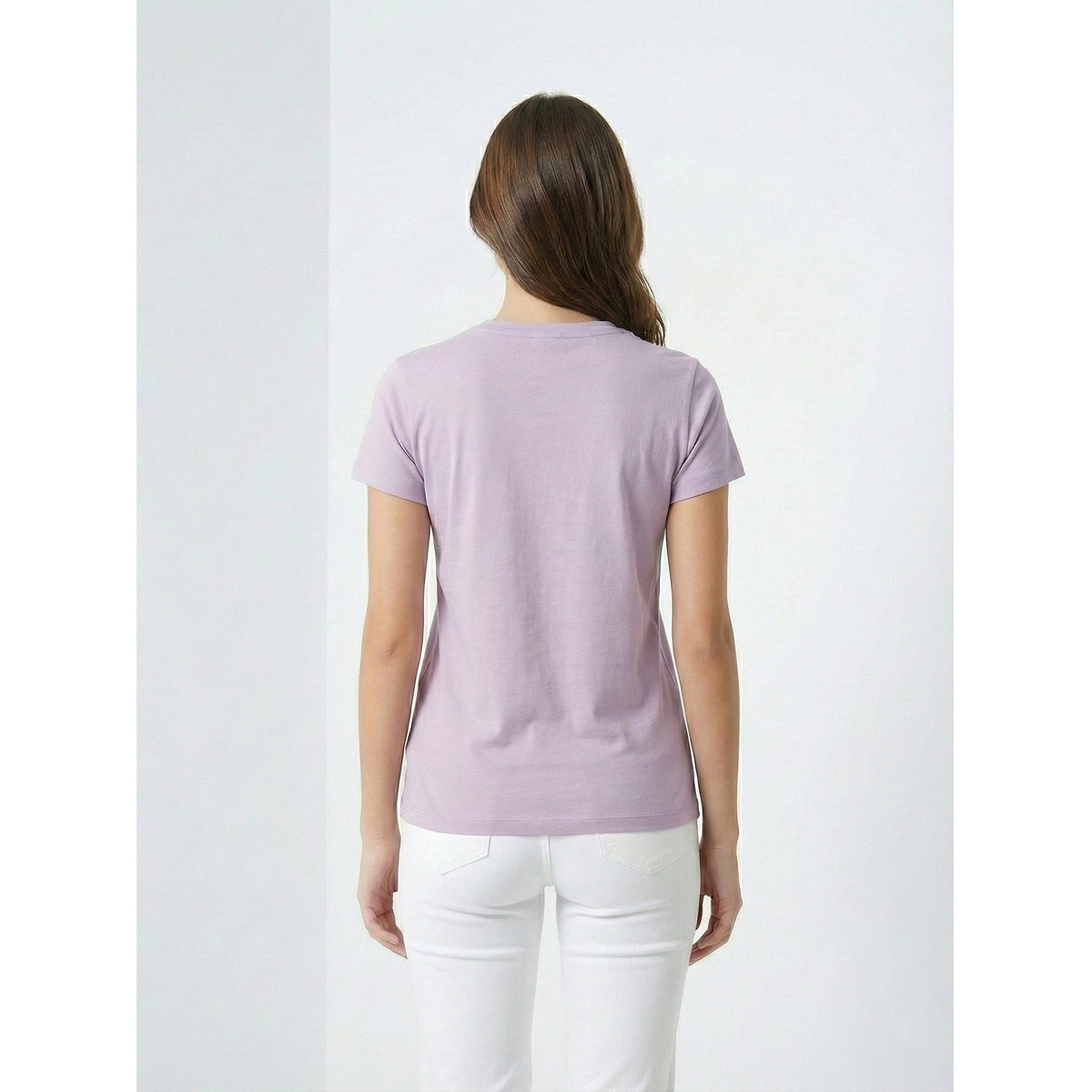 تيشيرت بياقة دائرية وشعار جرافيك-women-clothing-tshirts-image-3