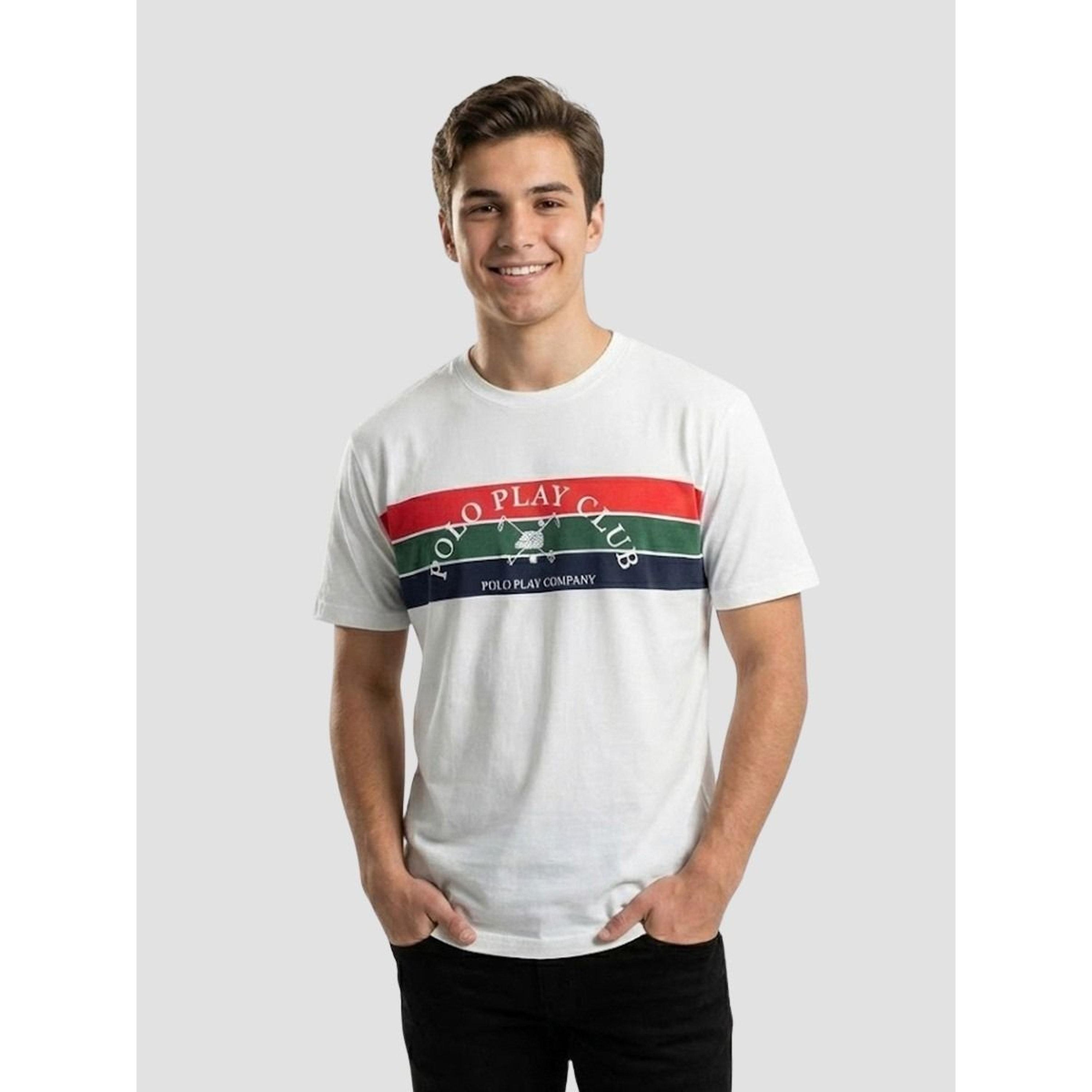 تيشيرت بياقة دائرية وشعار جرافيك للرجال-men-clothing-tshirtsandpolos-tshirts-image-1