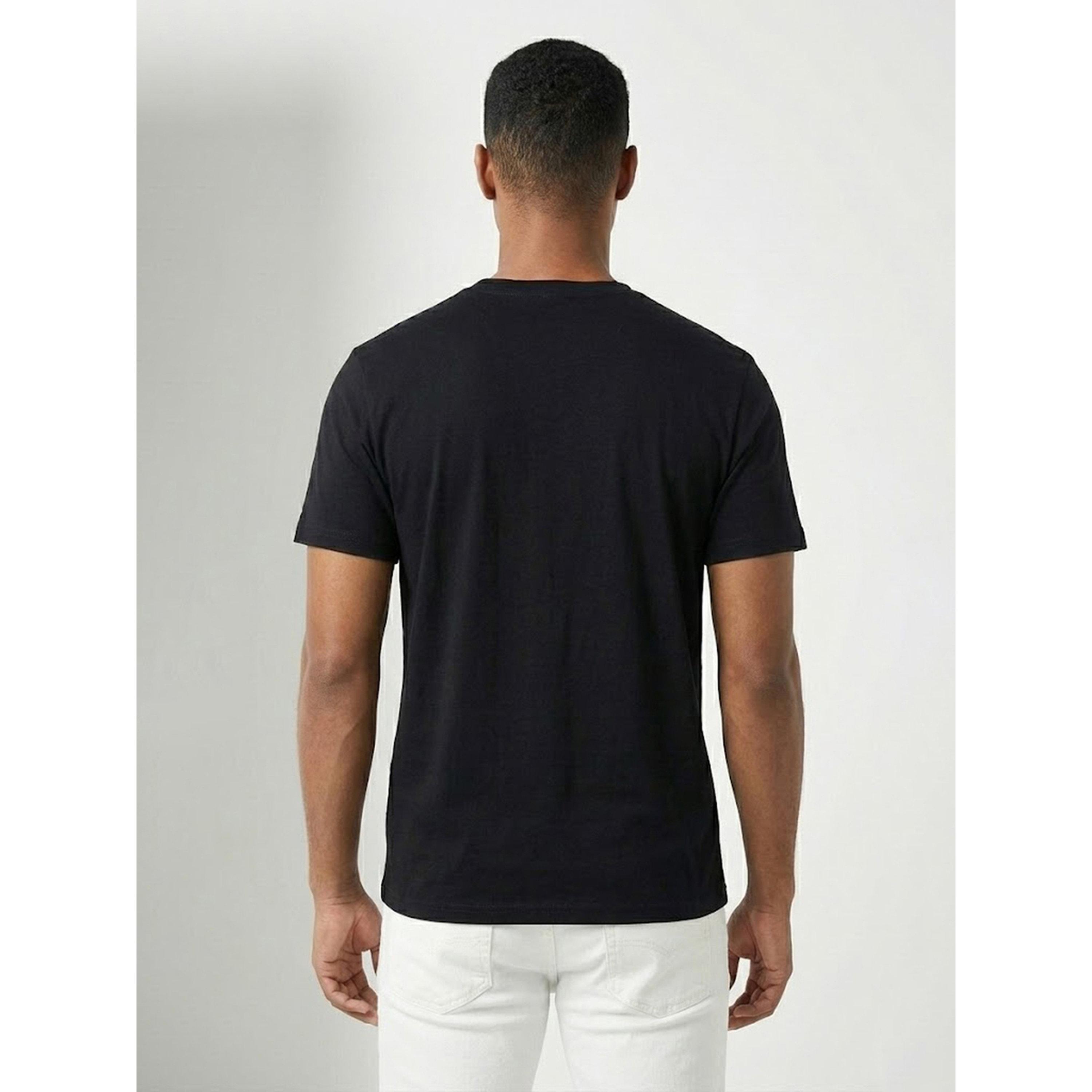 تيشيرت بياقة دائرية وشعار جرافيك للرجال-men-clothing-tshirtsandpolos-tshirts-image-3