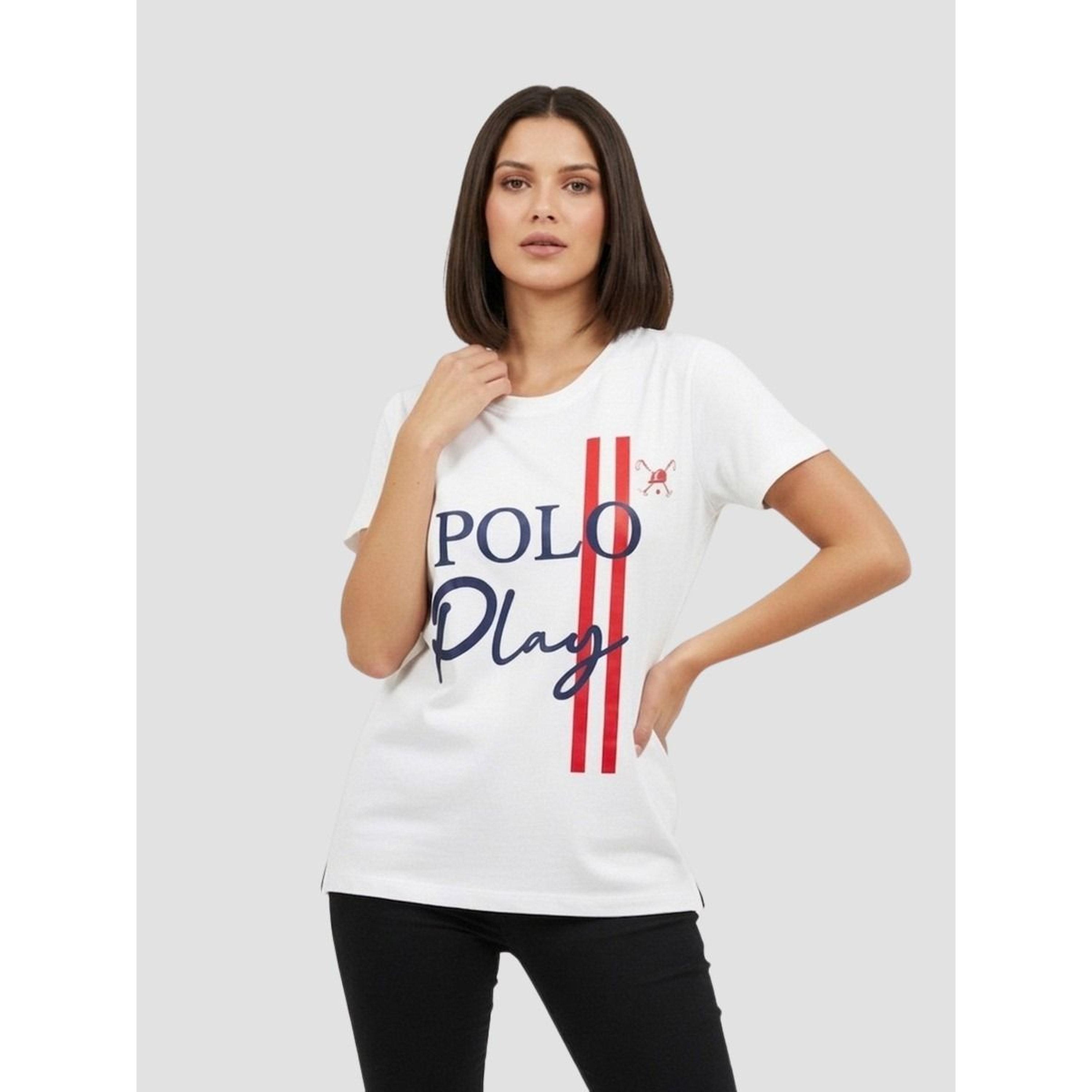 تيشيرت بأكمام قصيرة وطبعة شعار-women-clothing-tshirts-image-1