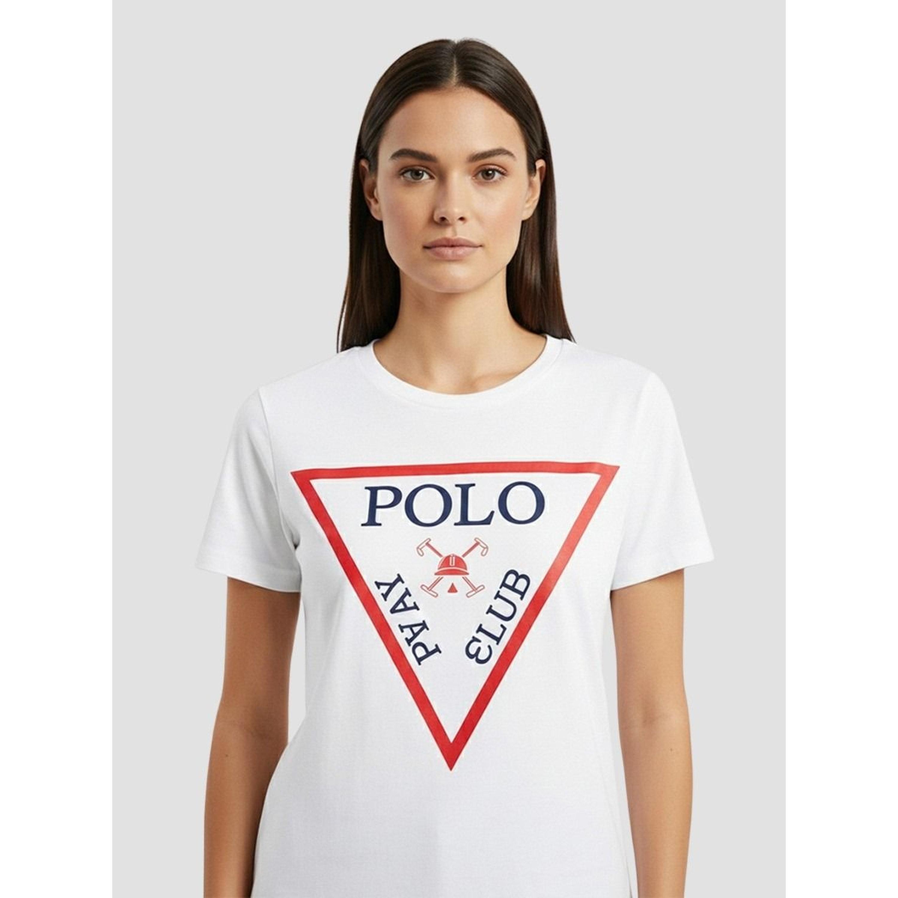 تيشيرت بأكمام قصيرة وطبعة شعار-women-clothing-tshirts-image-3