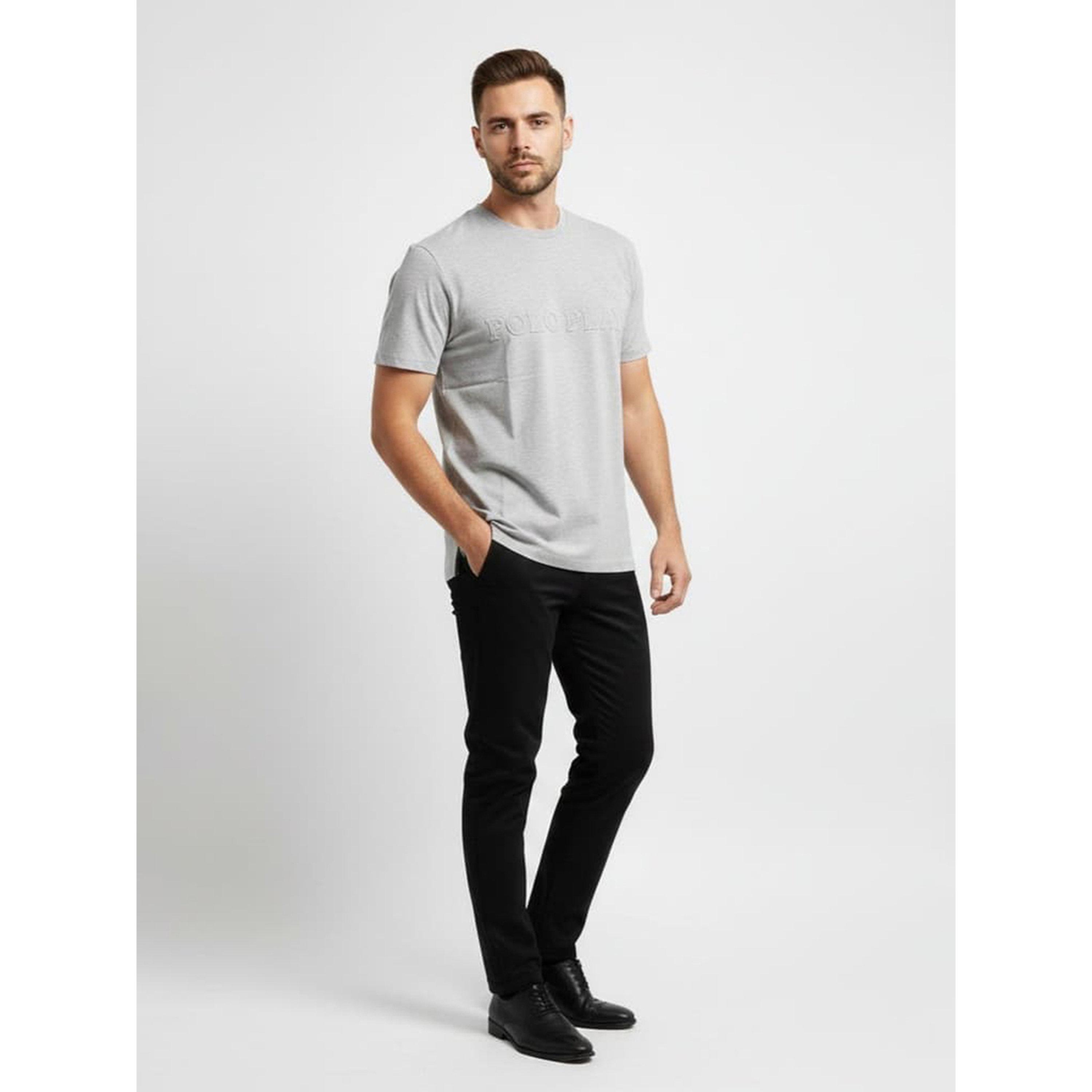 تيشيرت بياقة دائرية وشعار بارز للرجال-men-clothing-tshirtsandpolos-tshirts-image-2