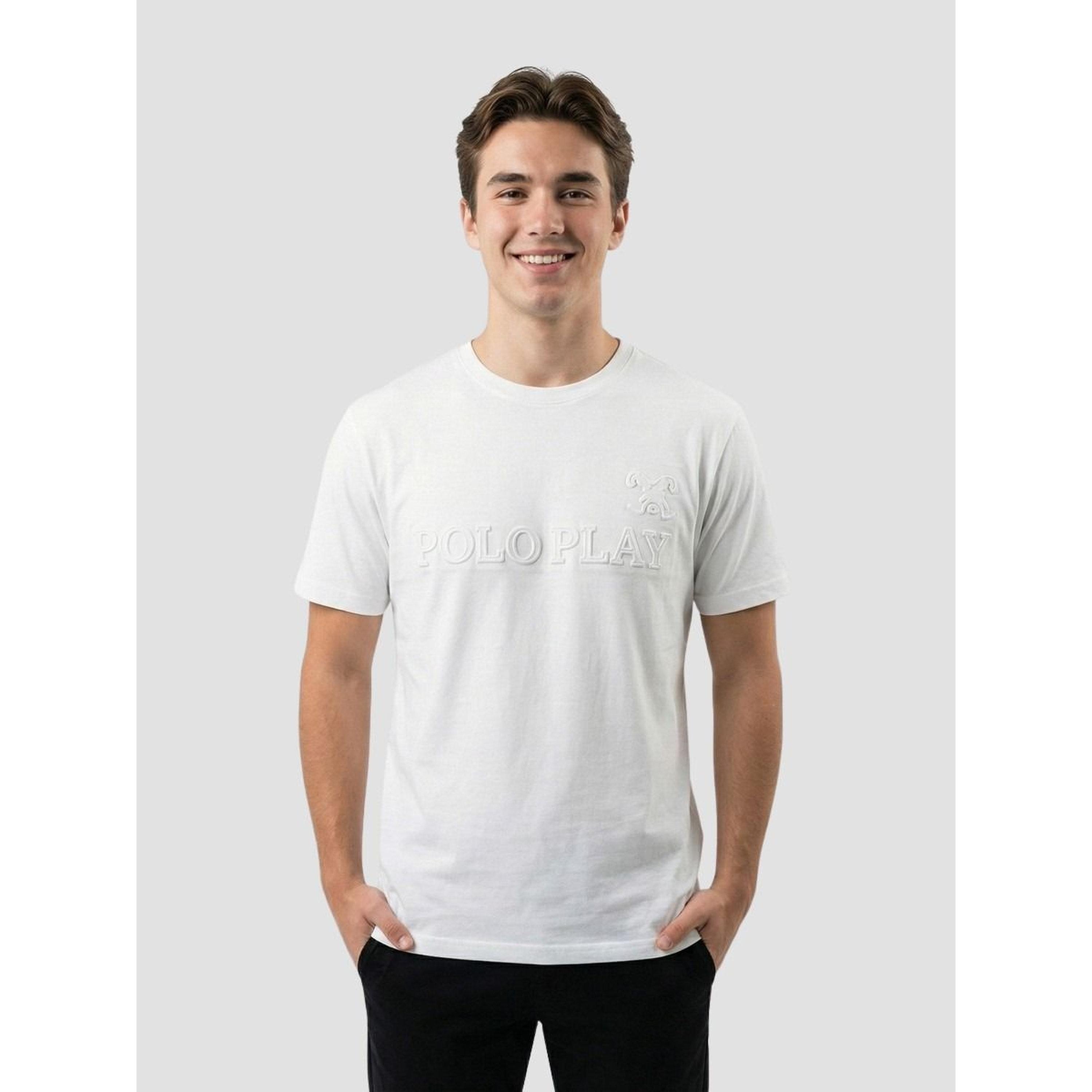 تيشيرت بياقة دائرية وشعار بارز للرجال-men-clothing-tshirtsandpolos-tshirts-image-1