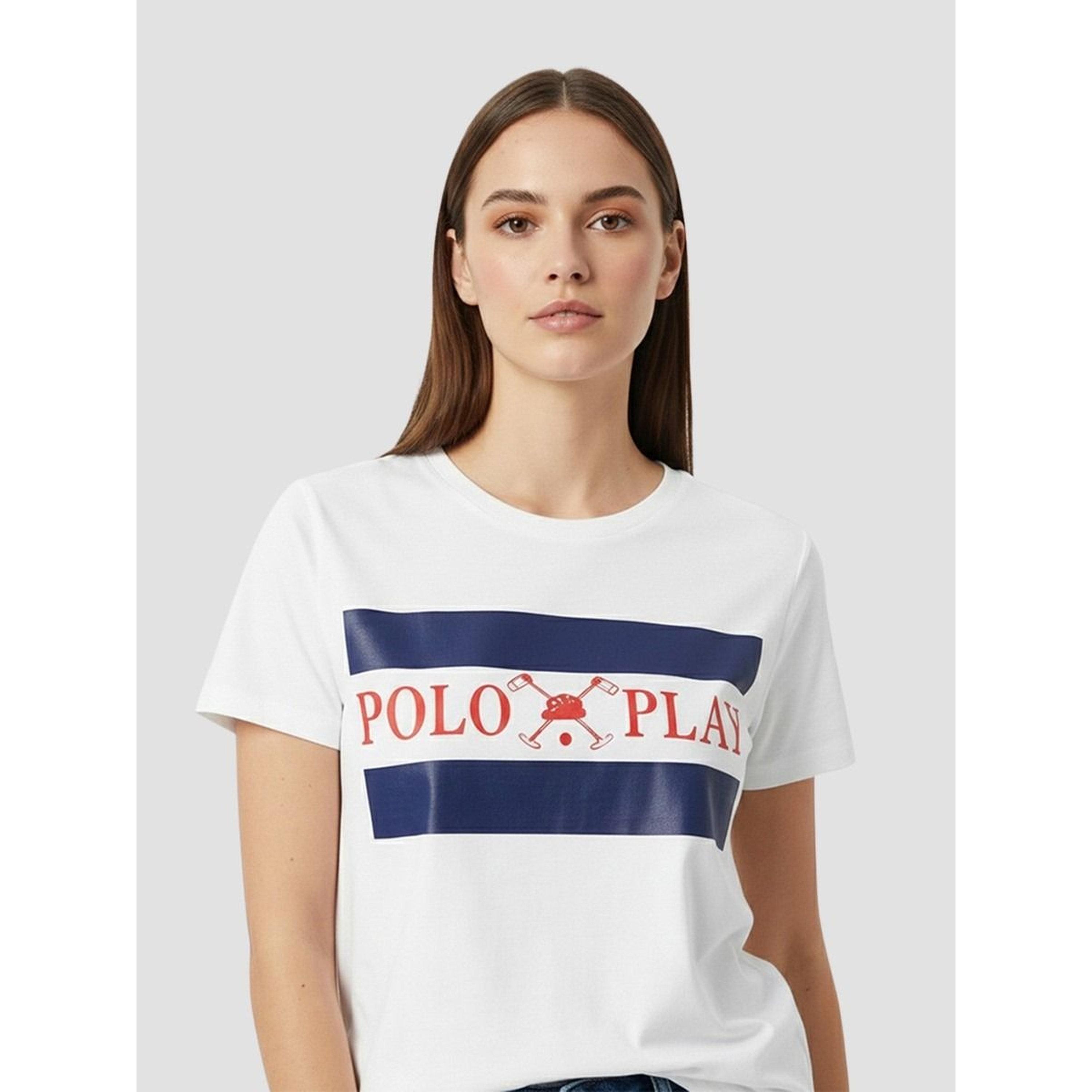 تيشيرت بأكمام قصيرة وطبعة شعار-women-clothing-tshirts-image-4