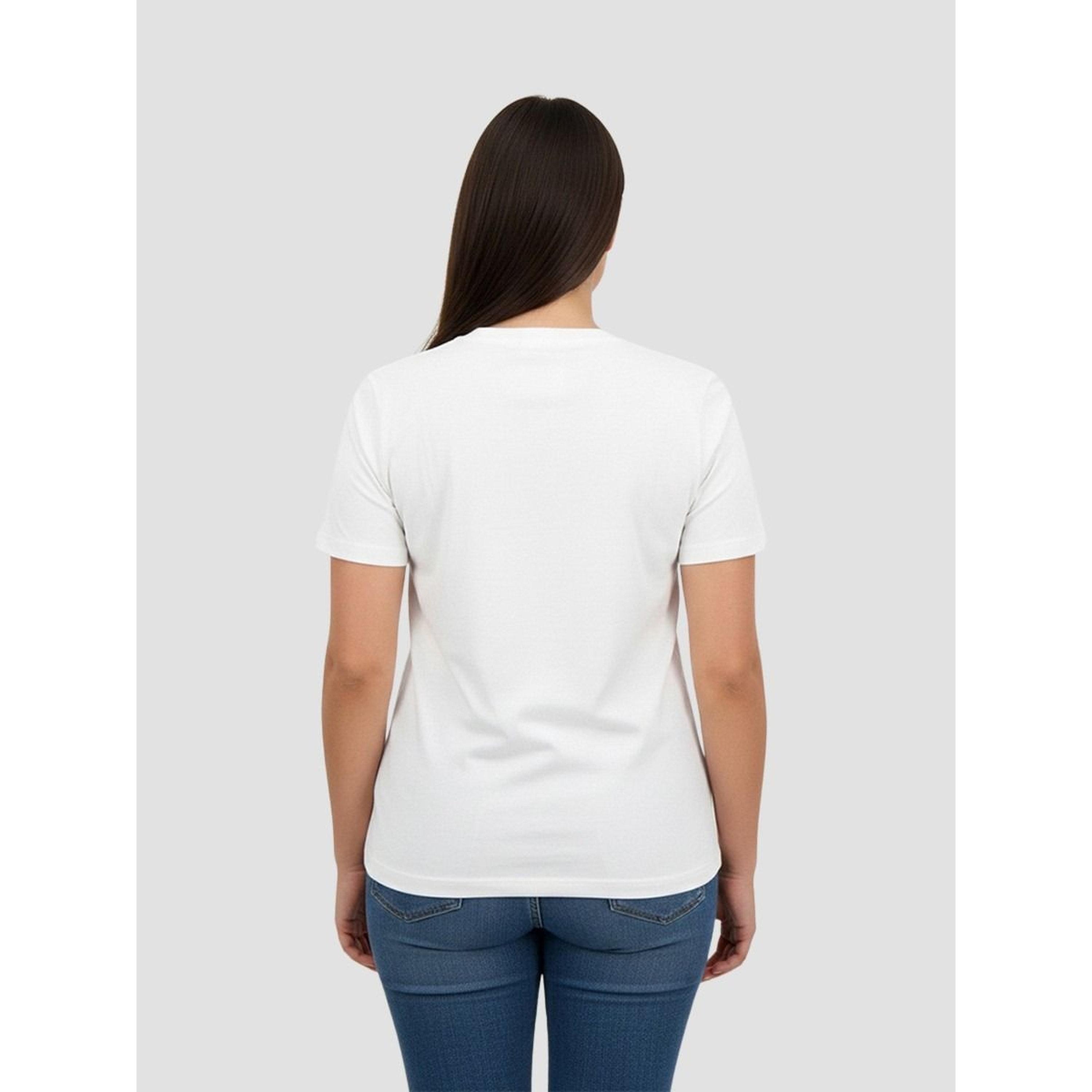 تيشيرت بأكمام قصيرة وطبعة شعار-women-clothing-tshirts-image-2