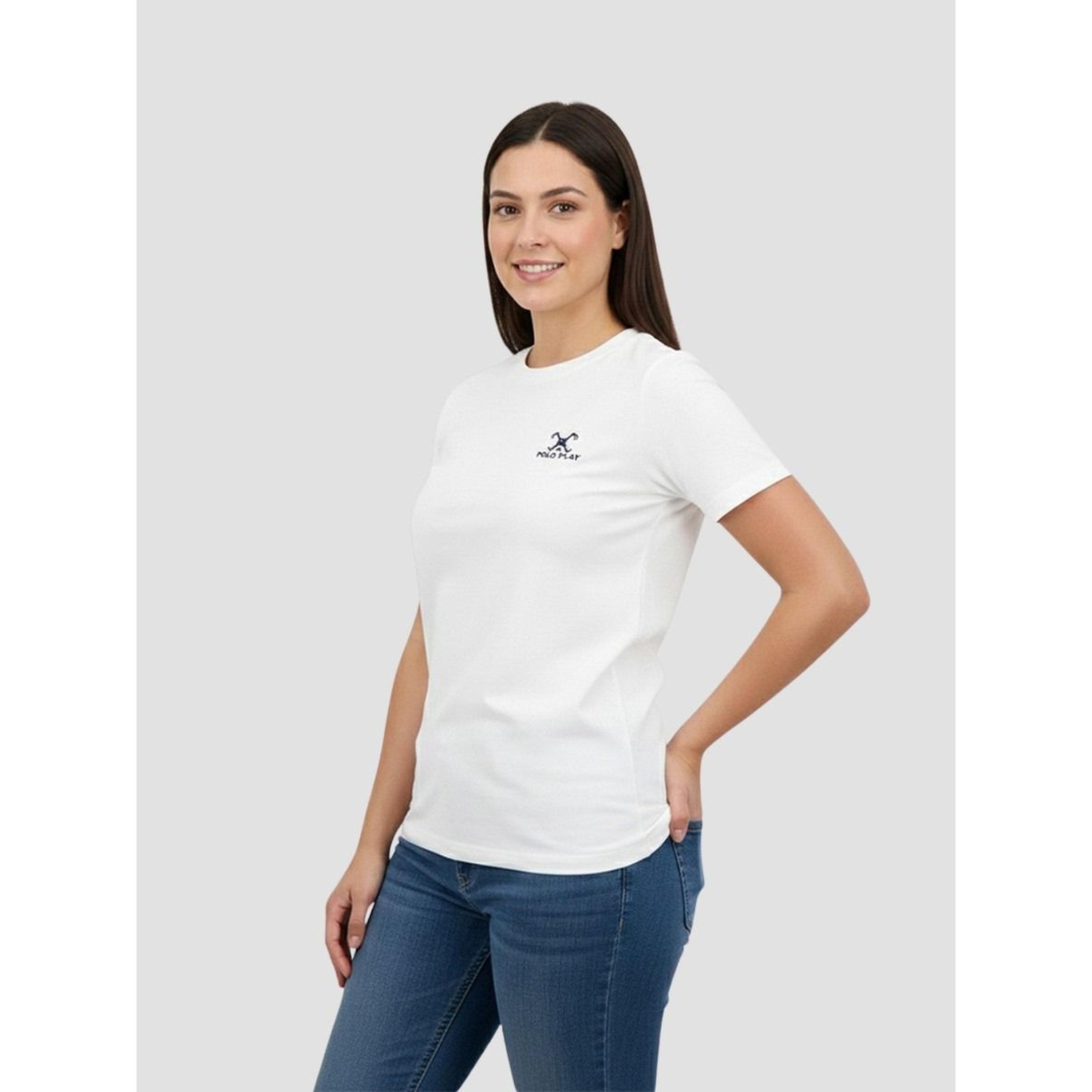تيشيرت بأكمام قصيرة وطبعة شعار-women-clothing-tshirts-image-3