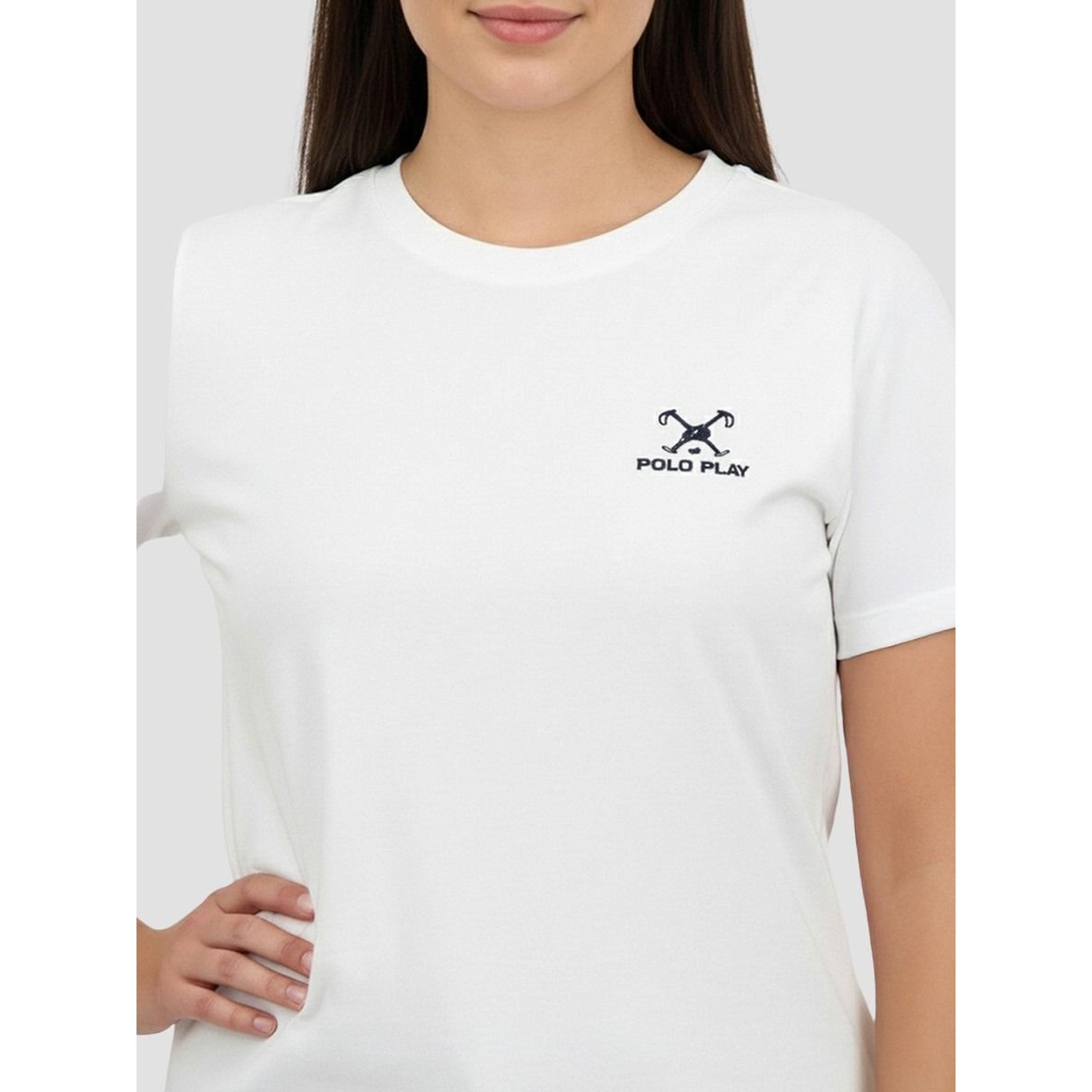 تيشيرت بأكمام قصيرة وطبعة شعار-women-clothing-tshirts-image-4