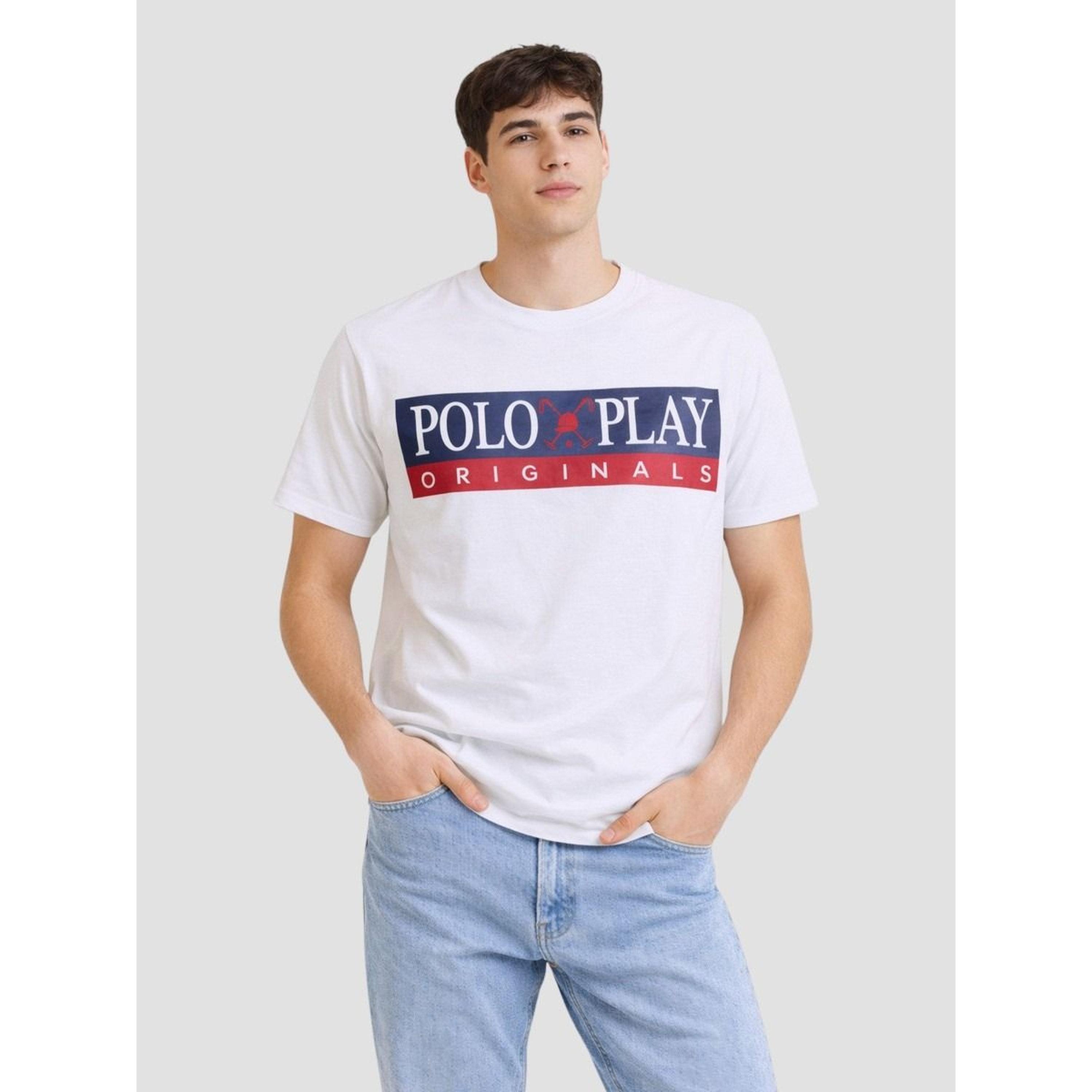 تيشيرت بياقة دائرية وشعار جرافيك للرجال-men-clothing-tshirtsandpolos-tshirts-image-1
