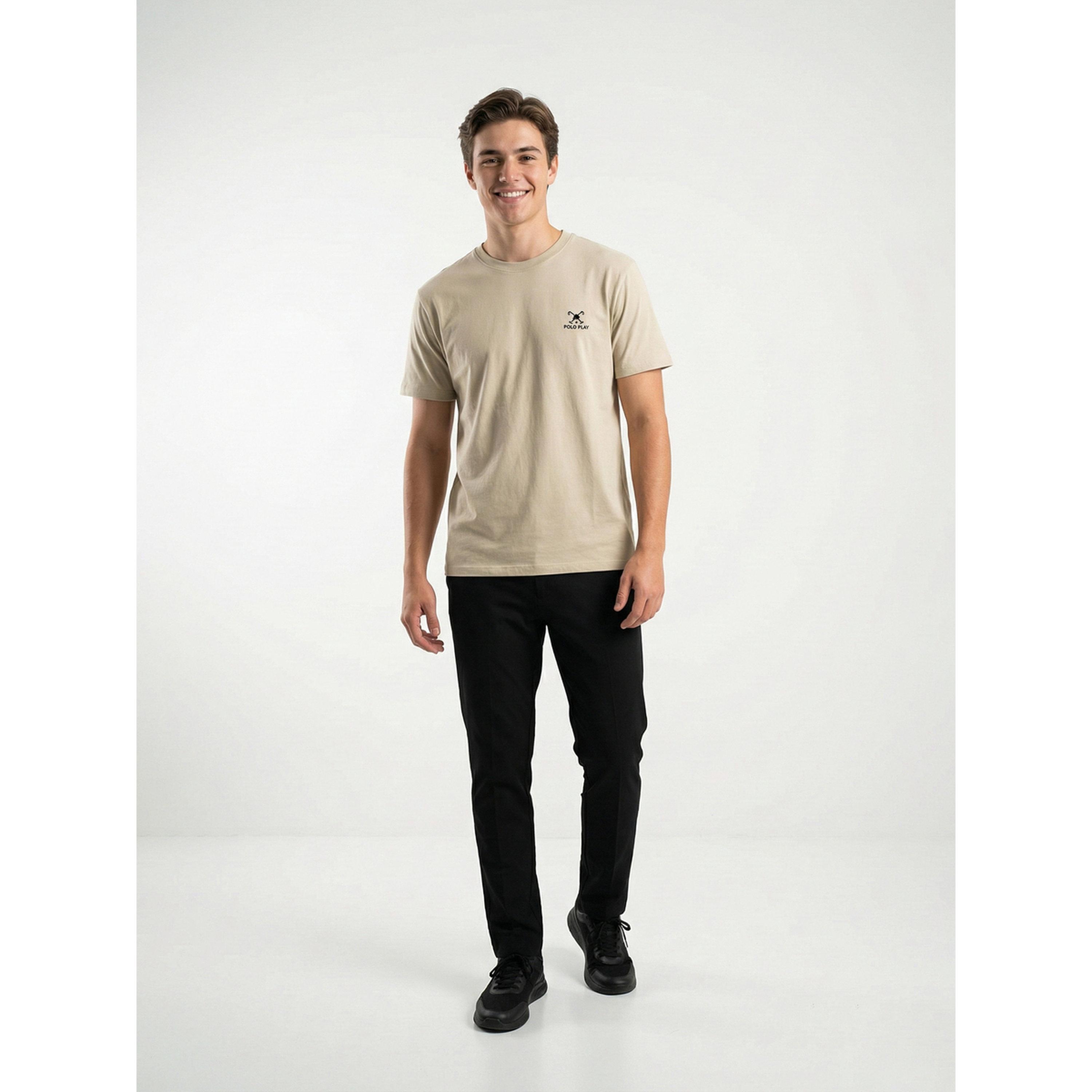 تيشيرت بياقة دائرية وشعار جرافيك للرجال-men-clothing-tshirtsandpolos-tshirts-image-2