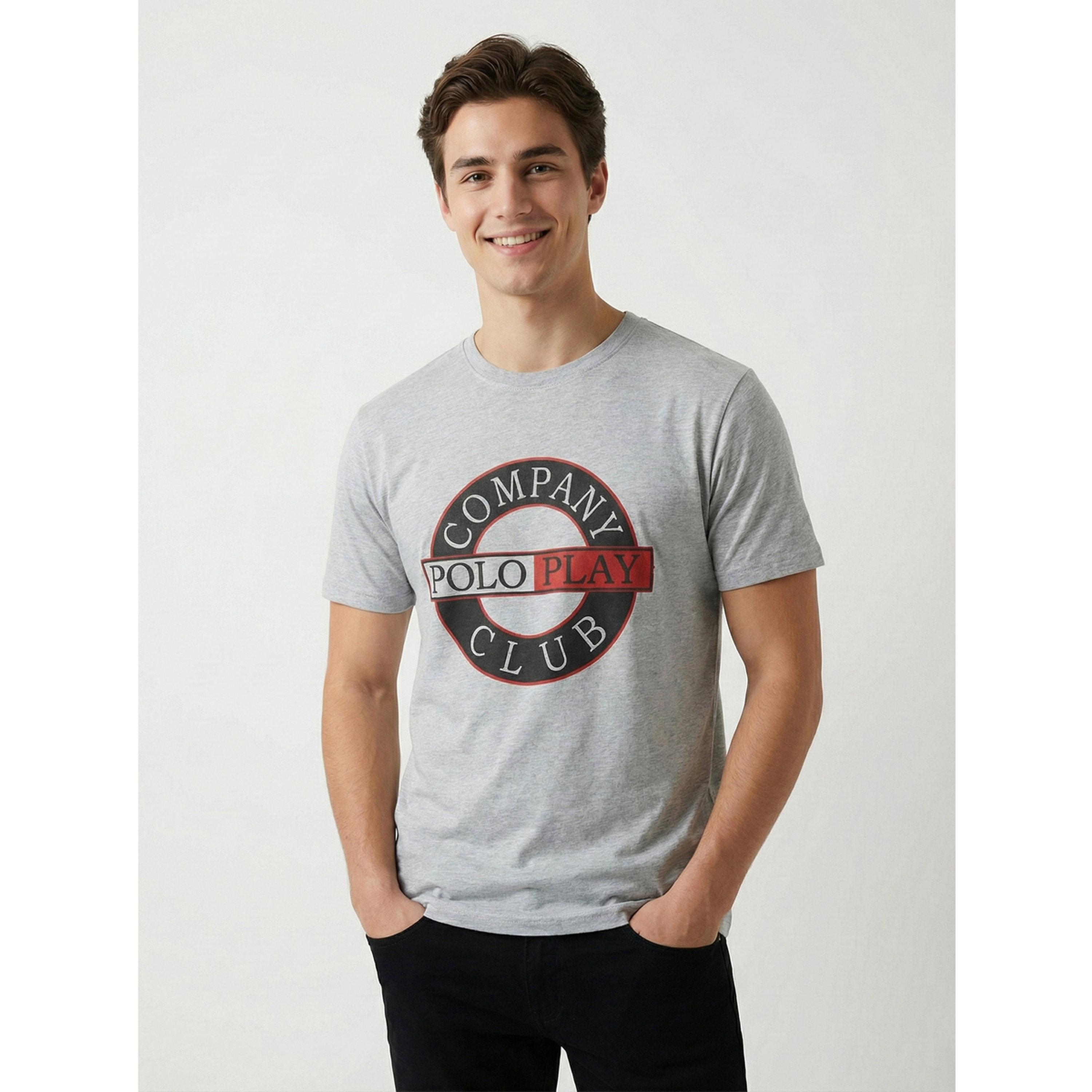 تيشيرت بياقة دائرية وشعار جرافيك للرجال-men-clothing-tshirtsandpolos-tshirts-image-1