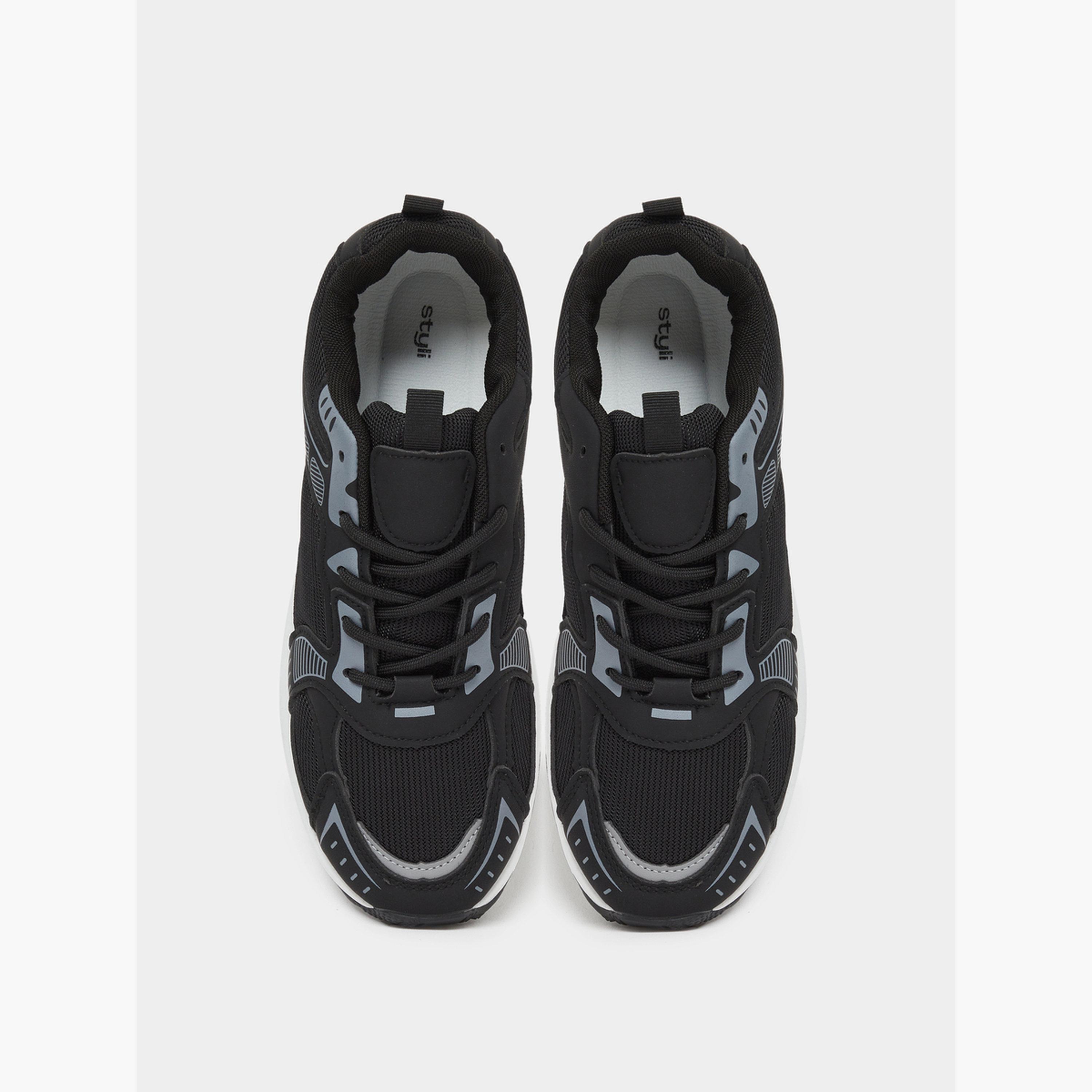 ستايلي - حذاء رياضي أسود-women-shoes-sneakers-image-3