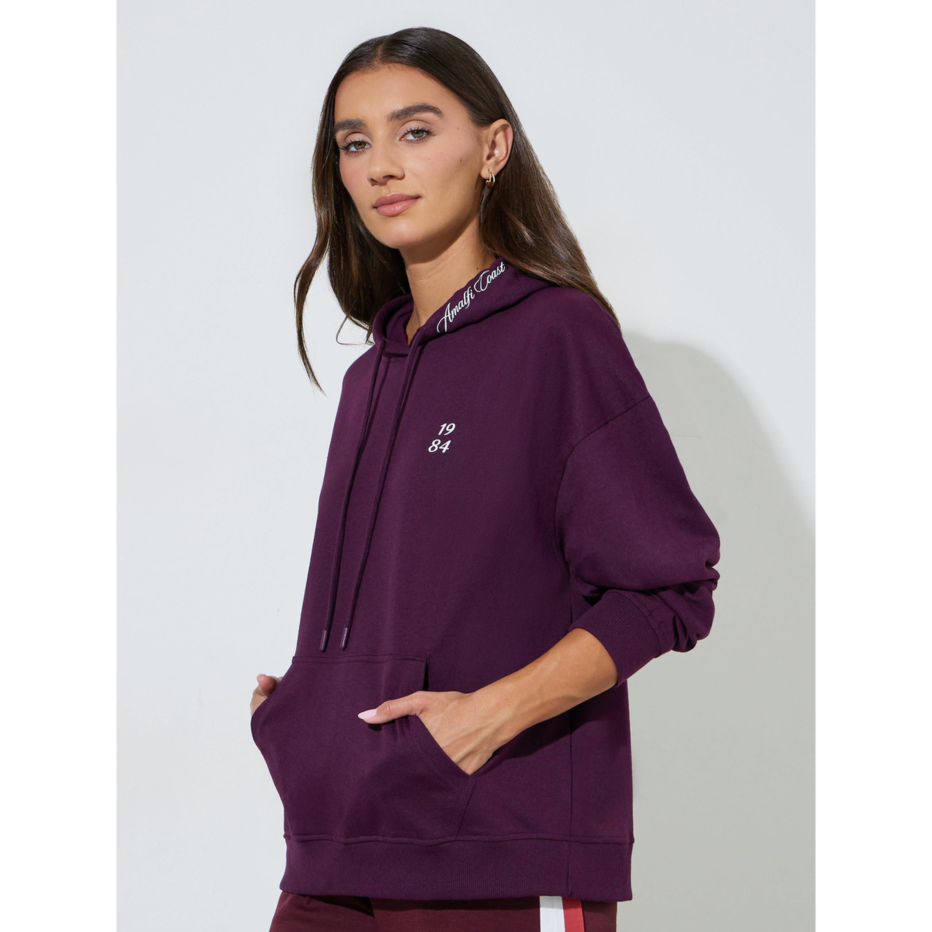 Styli Purple Slogan Embroidered Oversized Hoodie-women-clothing-hoodiesandsweatshirts-hoodies-image-4