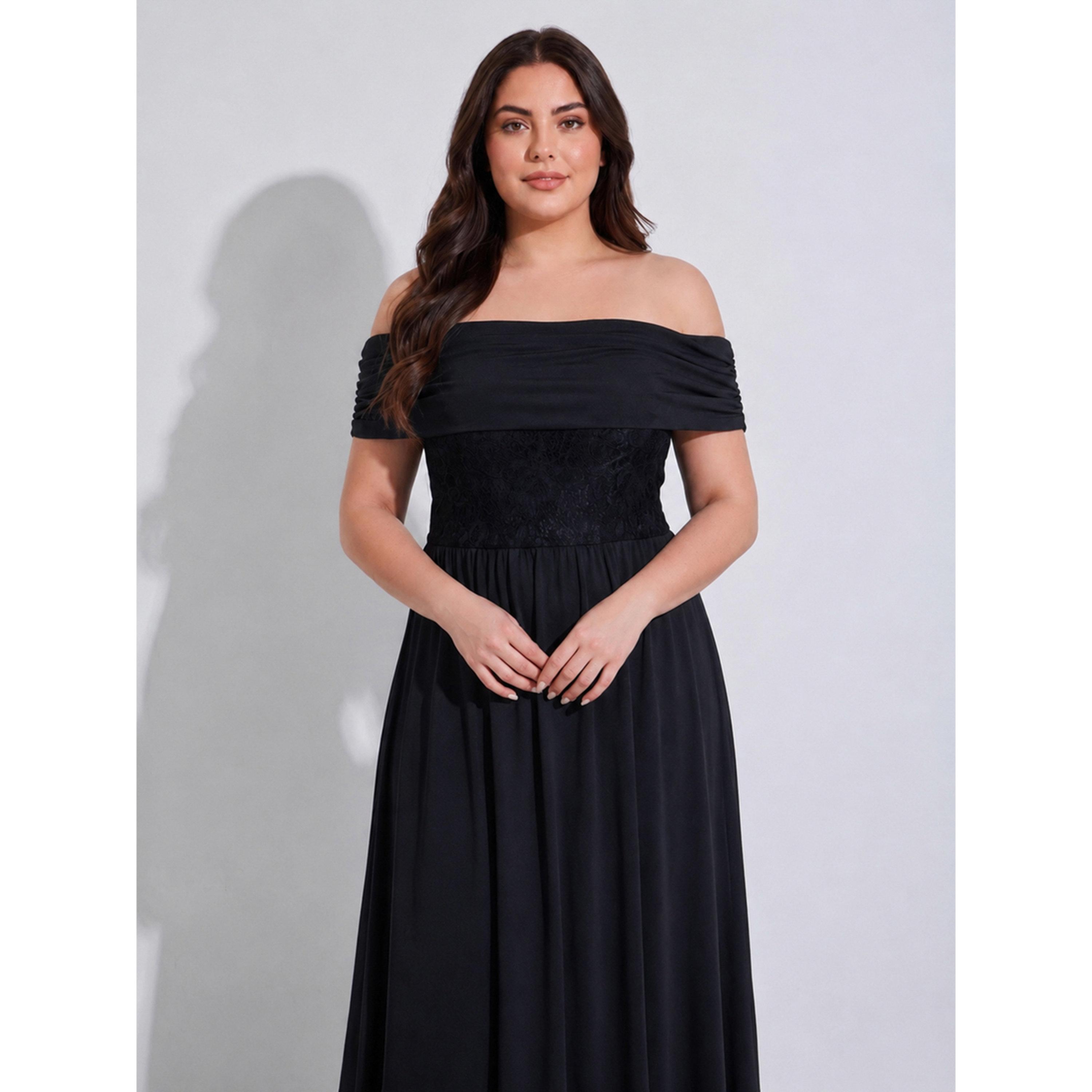 Styli Lace Off Shoulder A-Line Maxi Dress-women-clothing-dresses-image-2