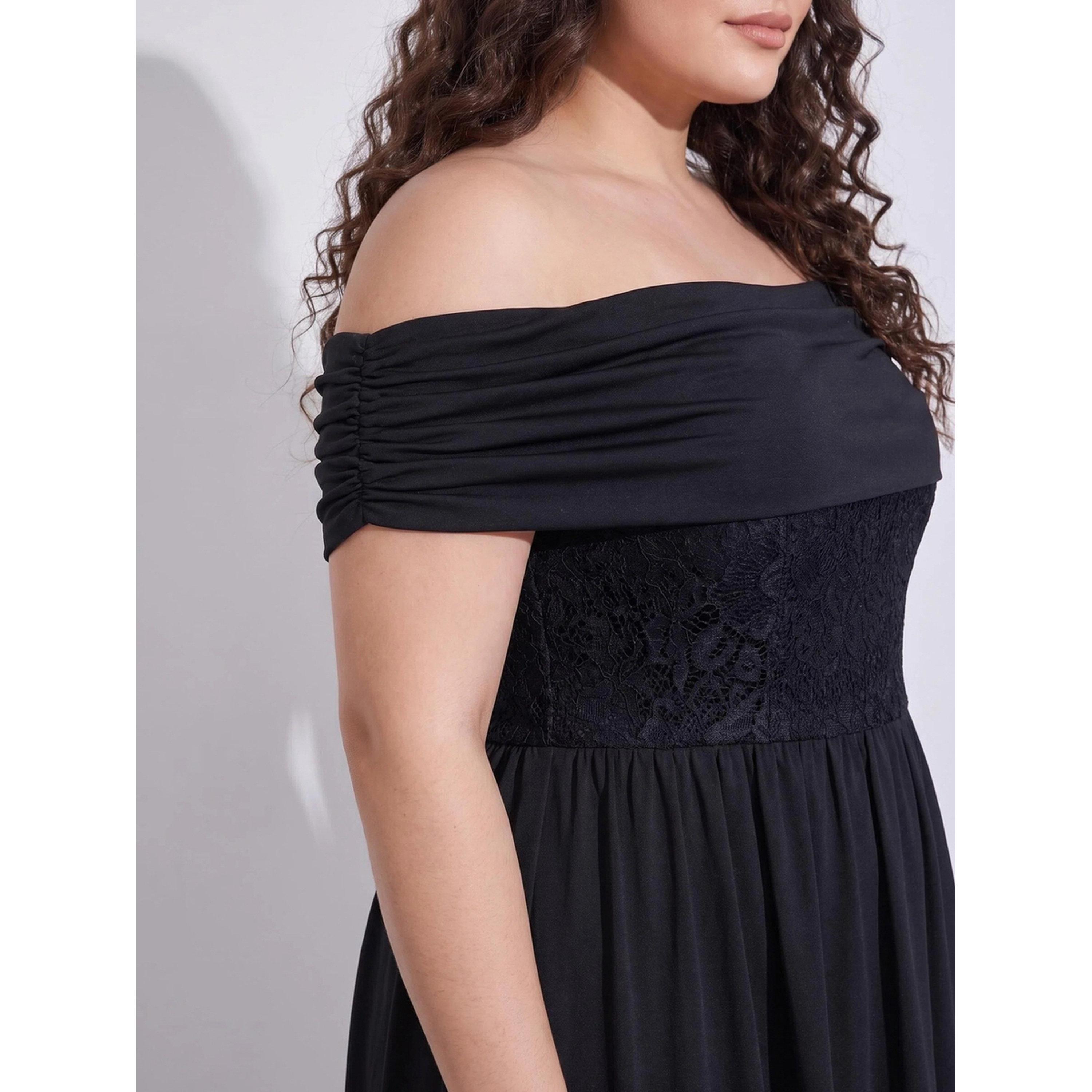 Styli Lace Off Shoulder A-Line Maxi Dress-women-clothing-dresses-image-4