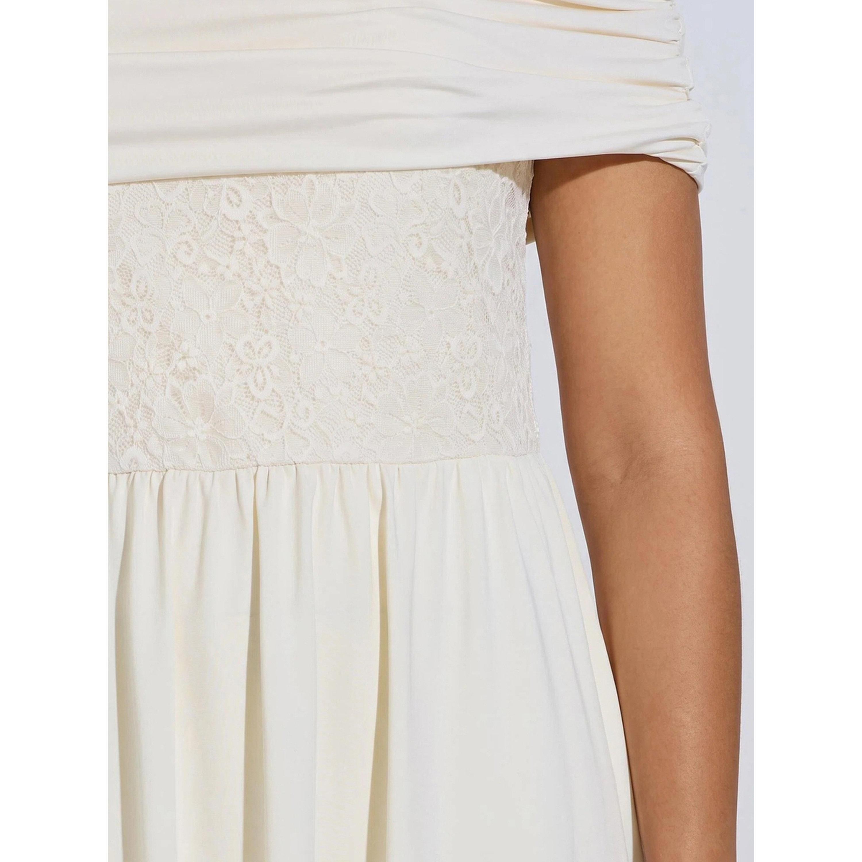ستايلي - فستان ماكسي دانتيل مكشوف الأكتاف تصميم A-women-clothing-dresses-image-4