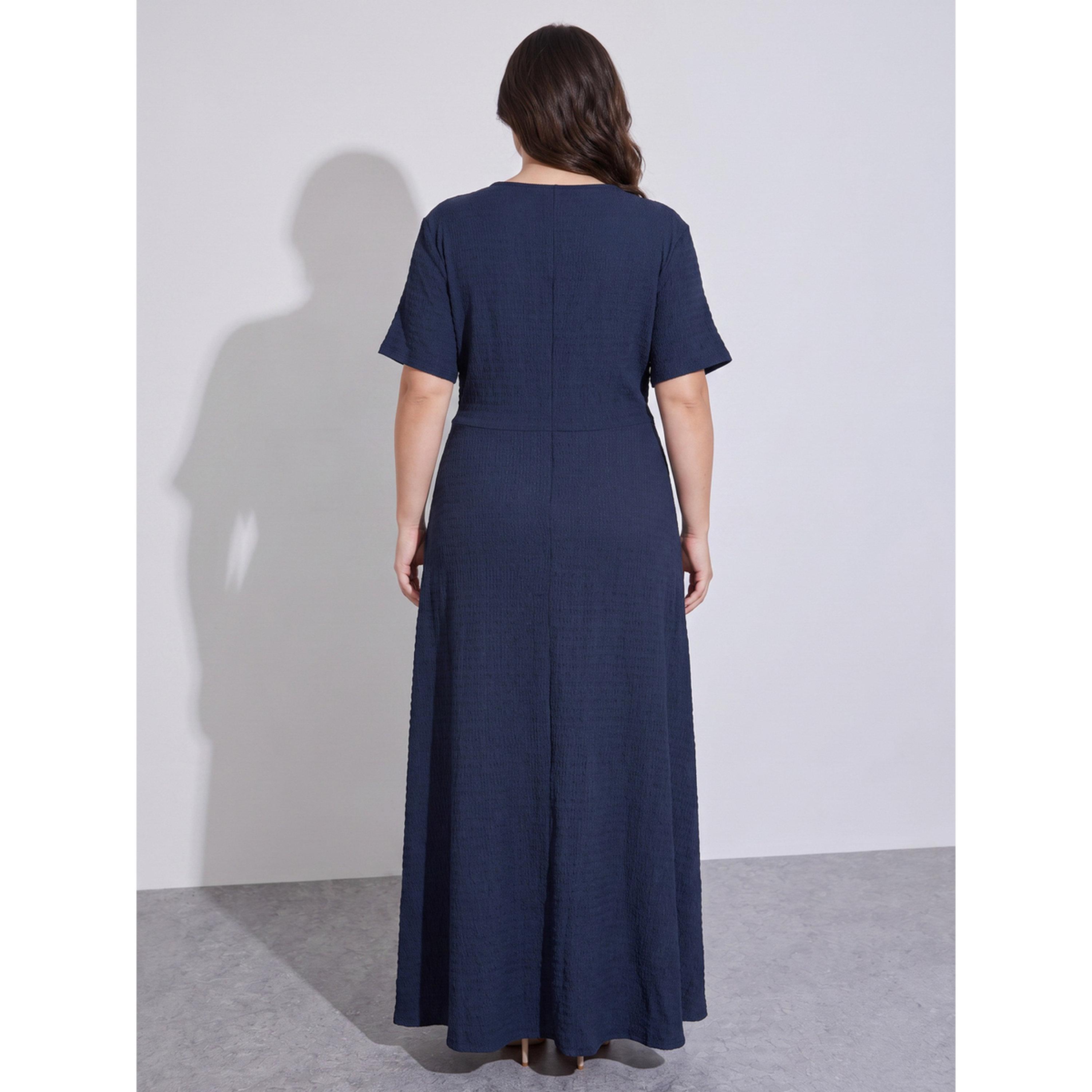 Styli TEXTURED KNIT WRAP MAXI DRESS-women-clothing-dresses-image-3