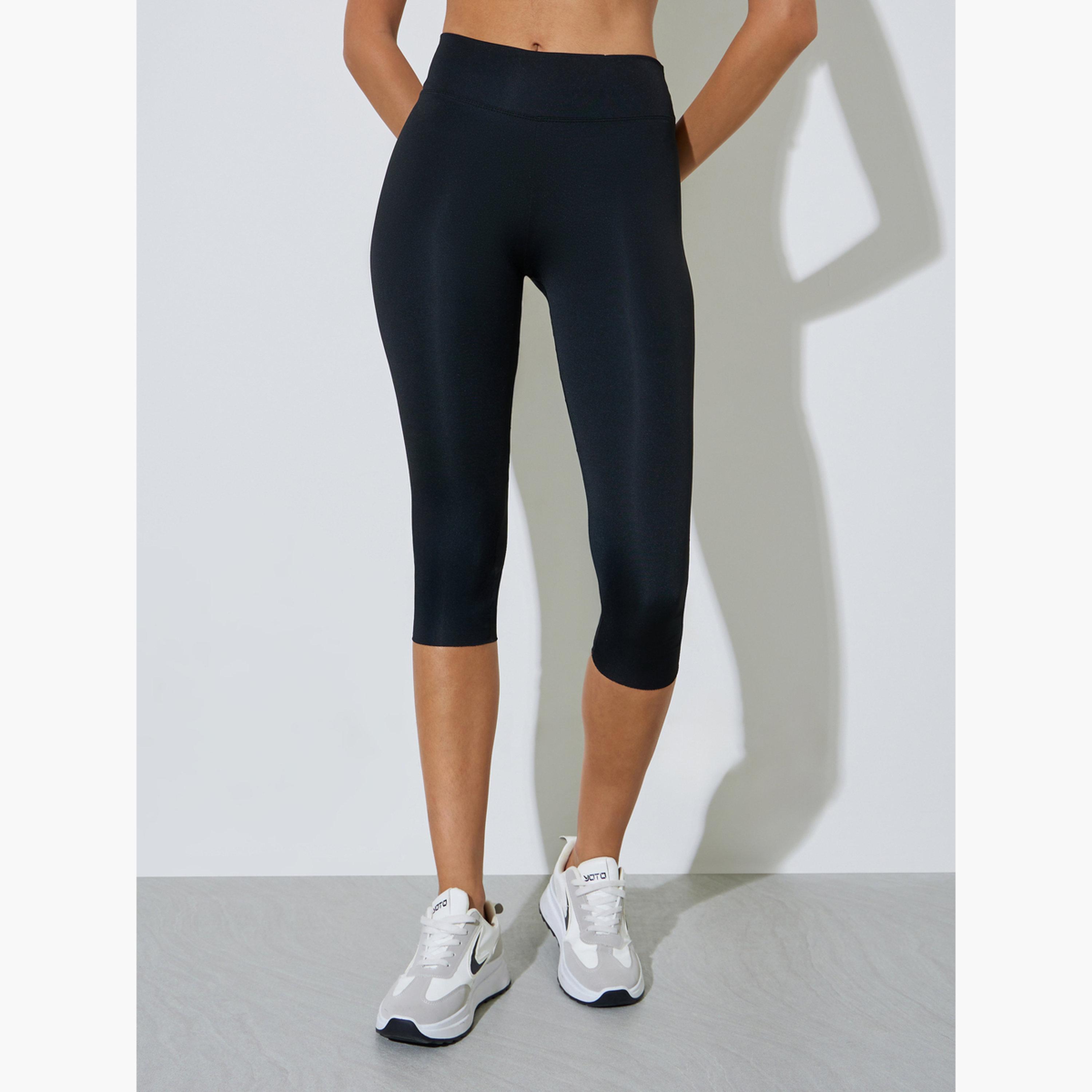ليقنز قصير سادة-women-clothing-bottoms-leggings-image-1