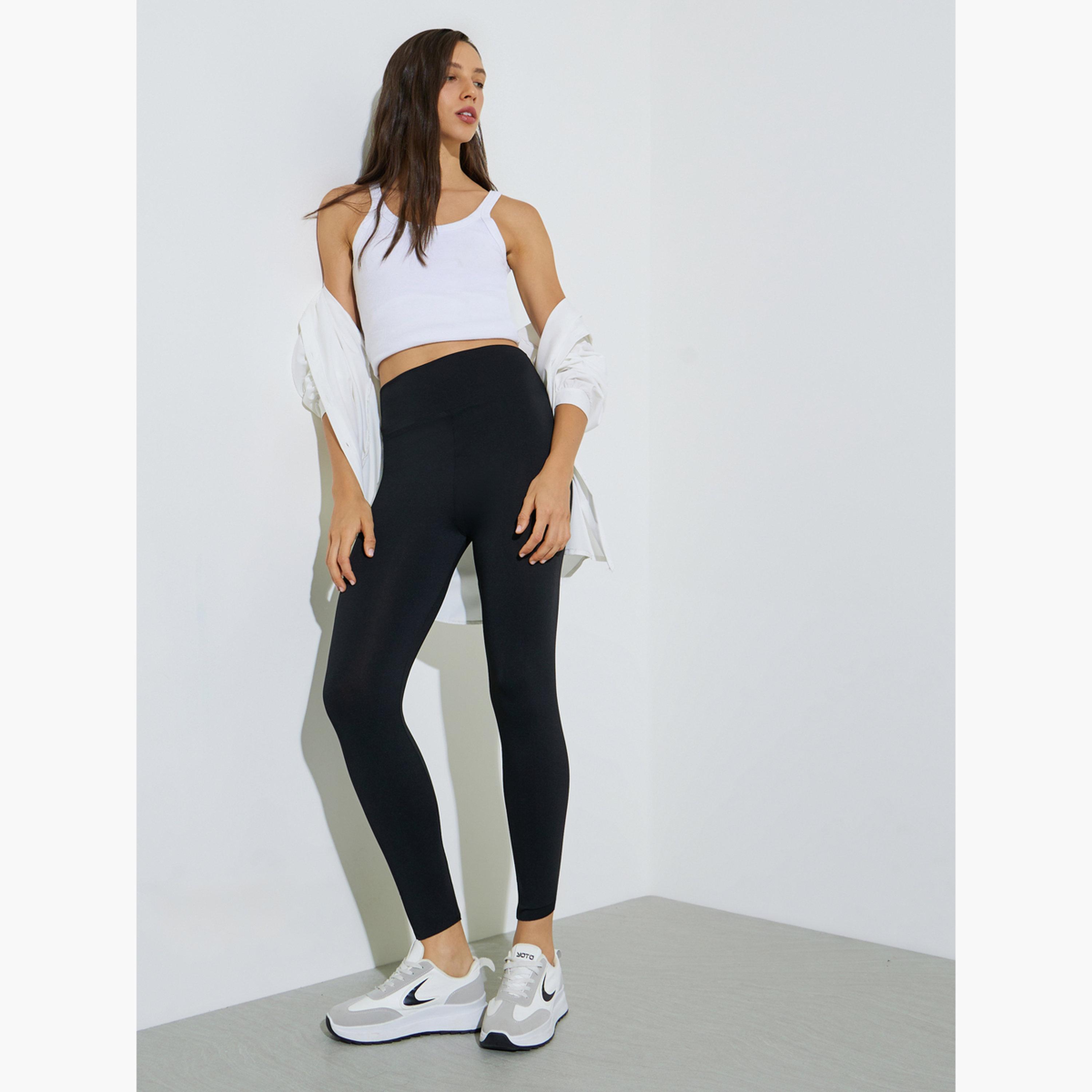 ليقنز بطول الكاحل سادة-women-clothing-bottoms-leggings-image-2