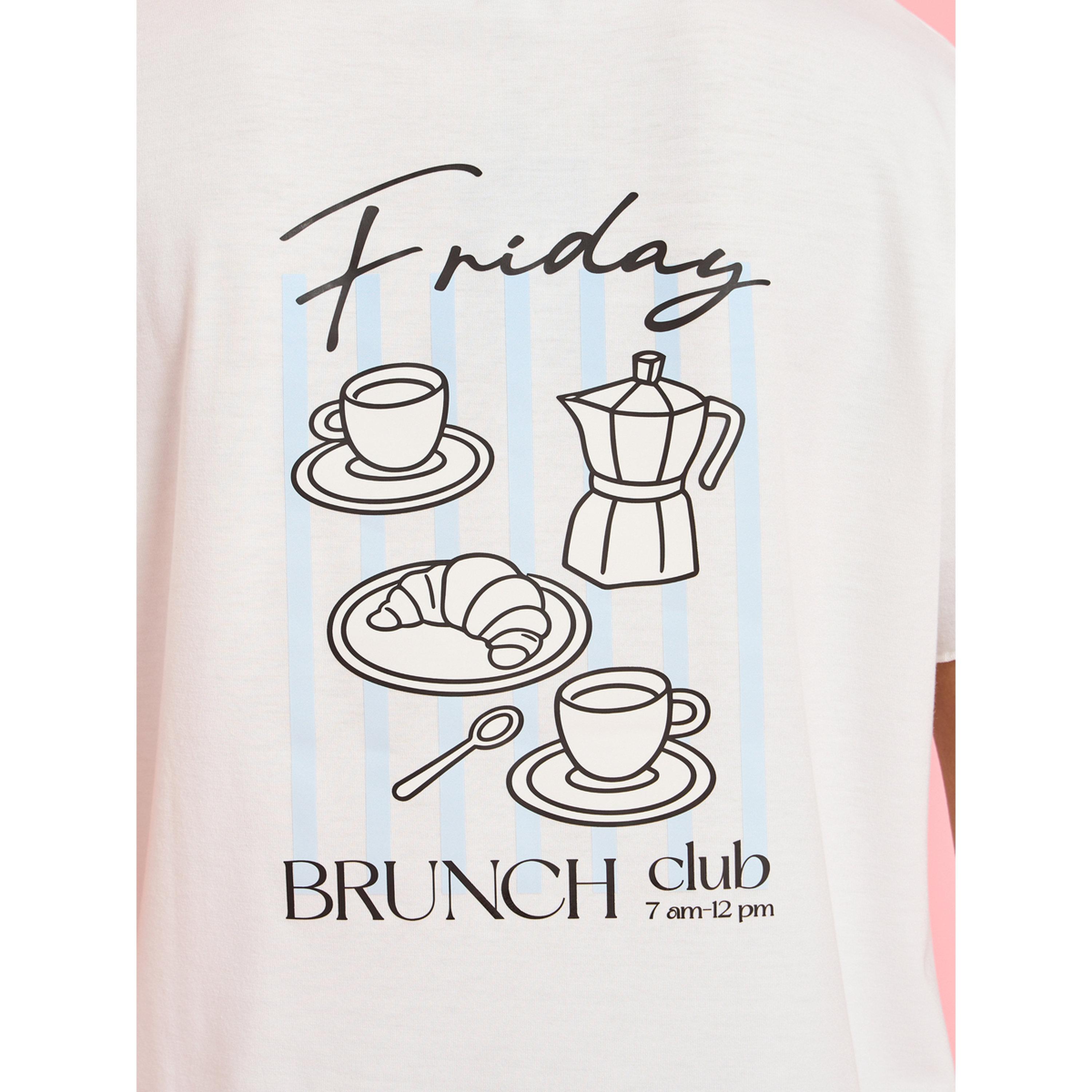Styli Multi-Color Printed T-Shirt and Solid Ruffle Details Shorts Pyjama Set-women-clothing-nightwear-pyjamas-shortsets-image-6