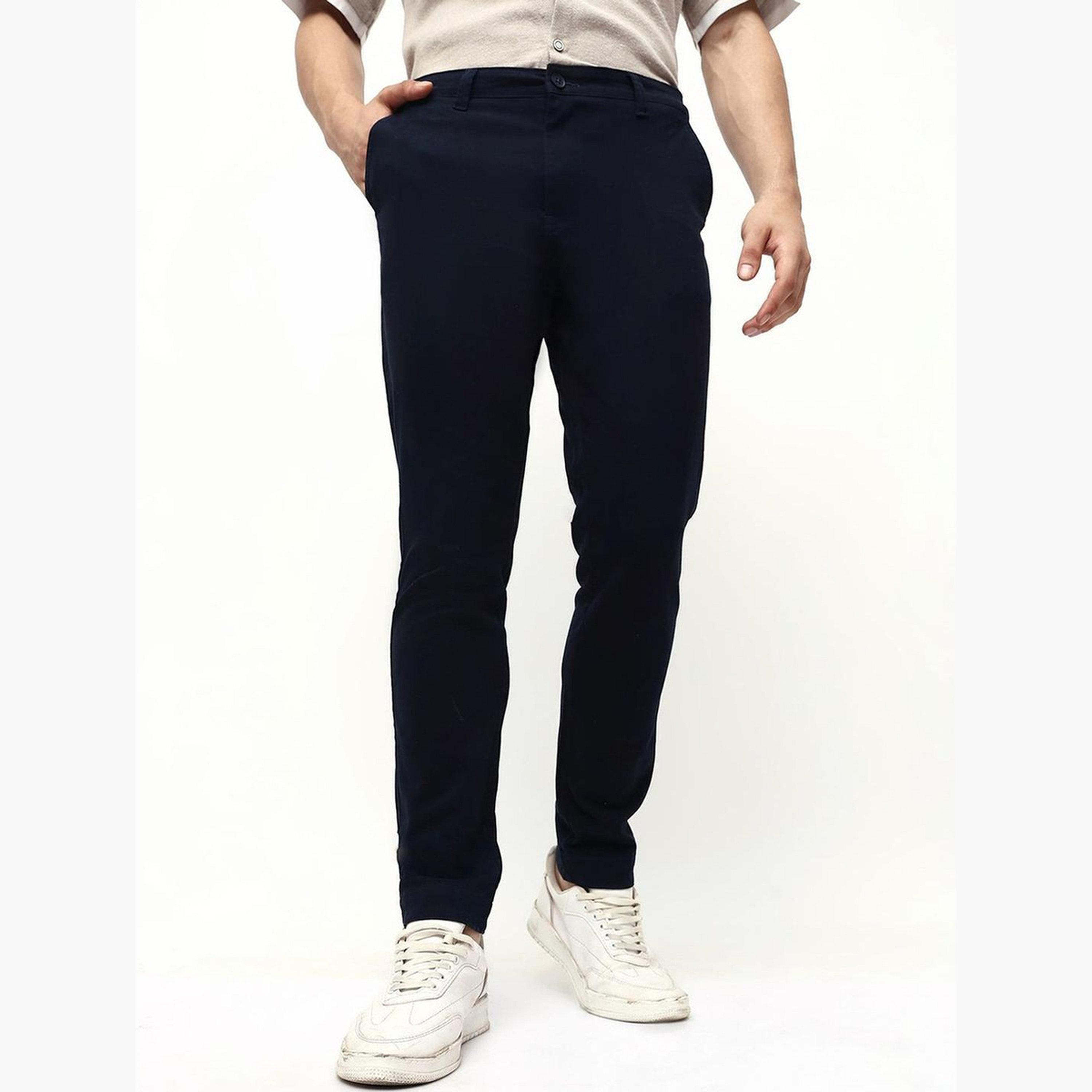 Dennis Lingo X Styli Men Slim Fit Solid Pants-men-clothing-bottoms-trousersandchinos-trousers-image-1